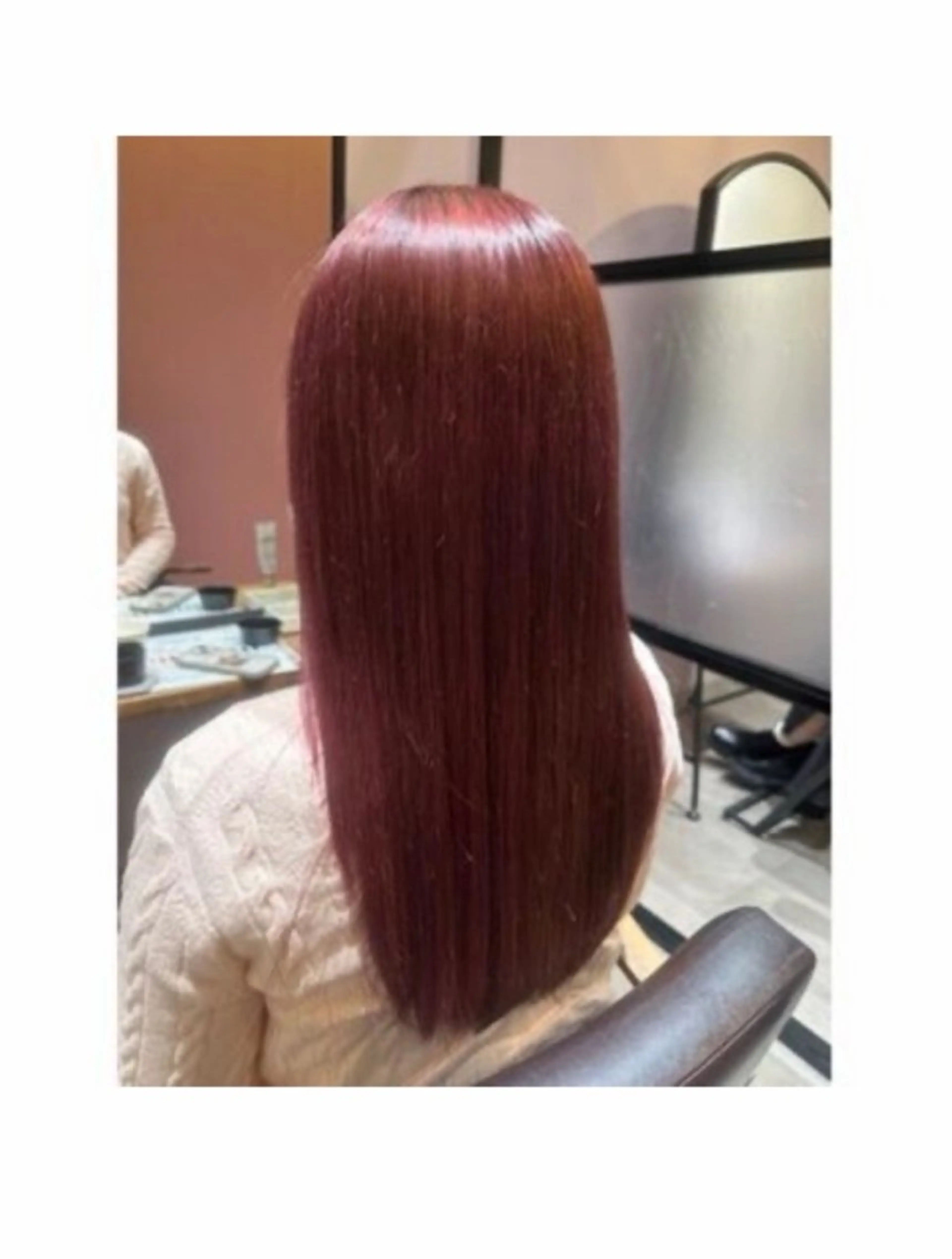 ロング カラー 梶 瑞希のヘアスタイル