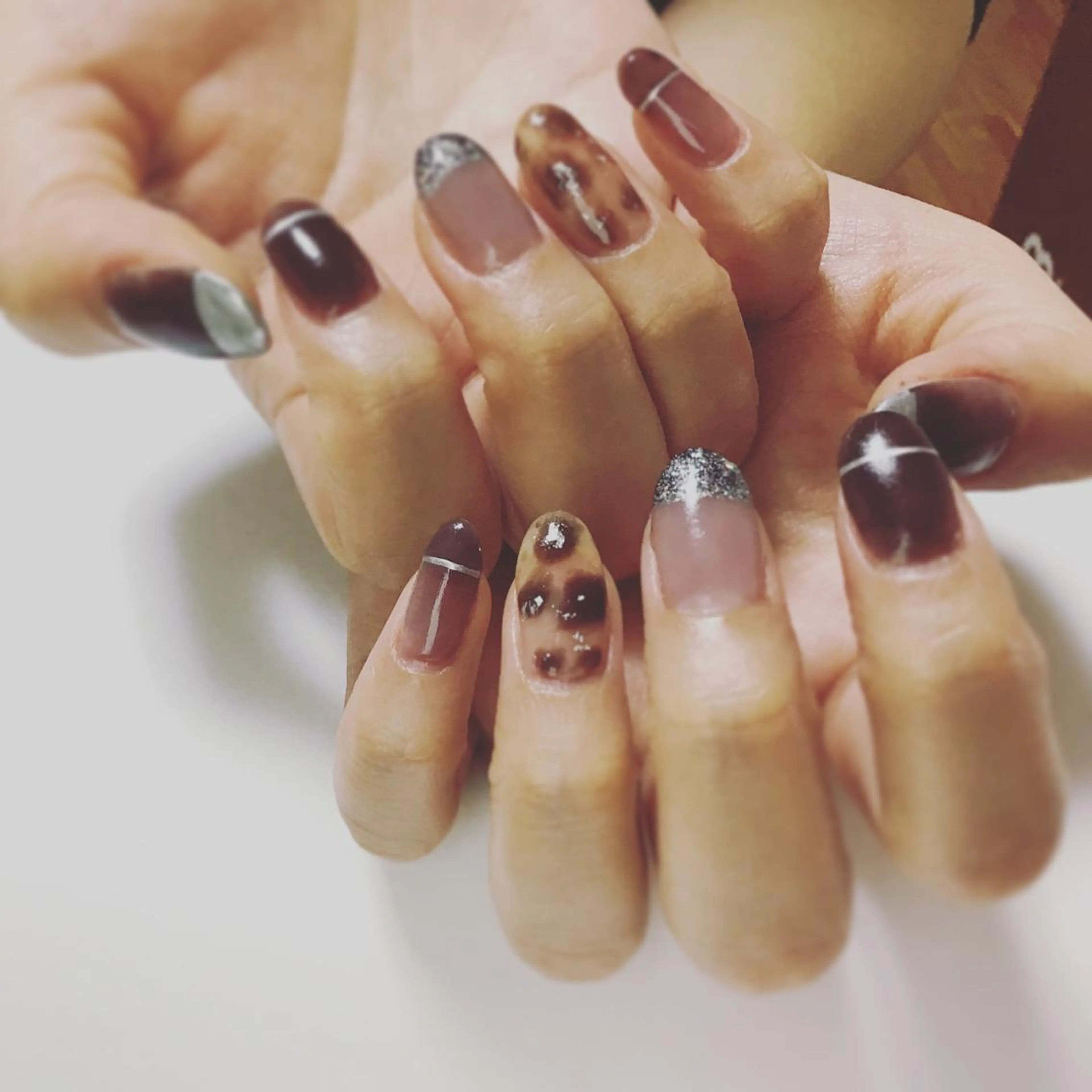 ネイル アートネイル クリアネイル 持ち込み gui amichanのネイルデザイン