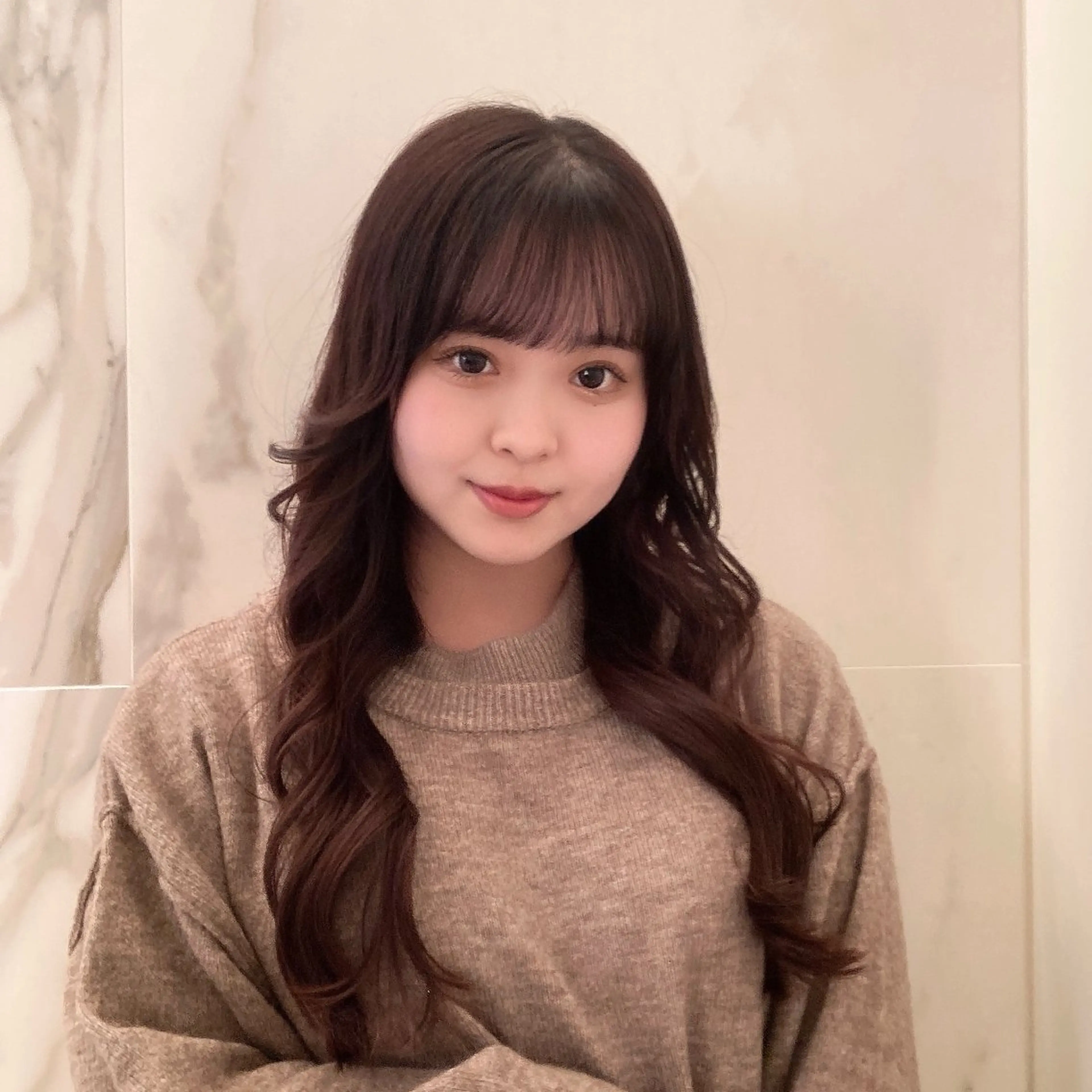 ロング ピンクカラー🎀 米津 美佑のヘアスタイル