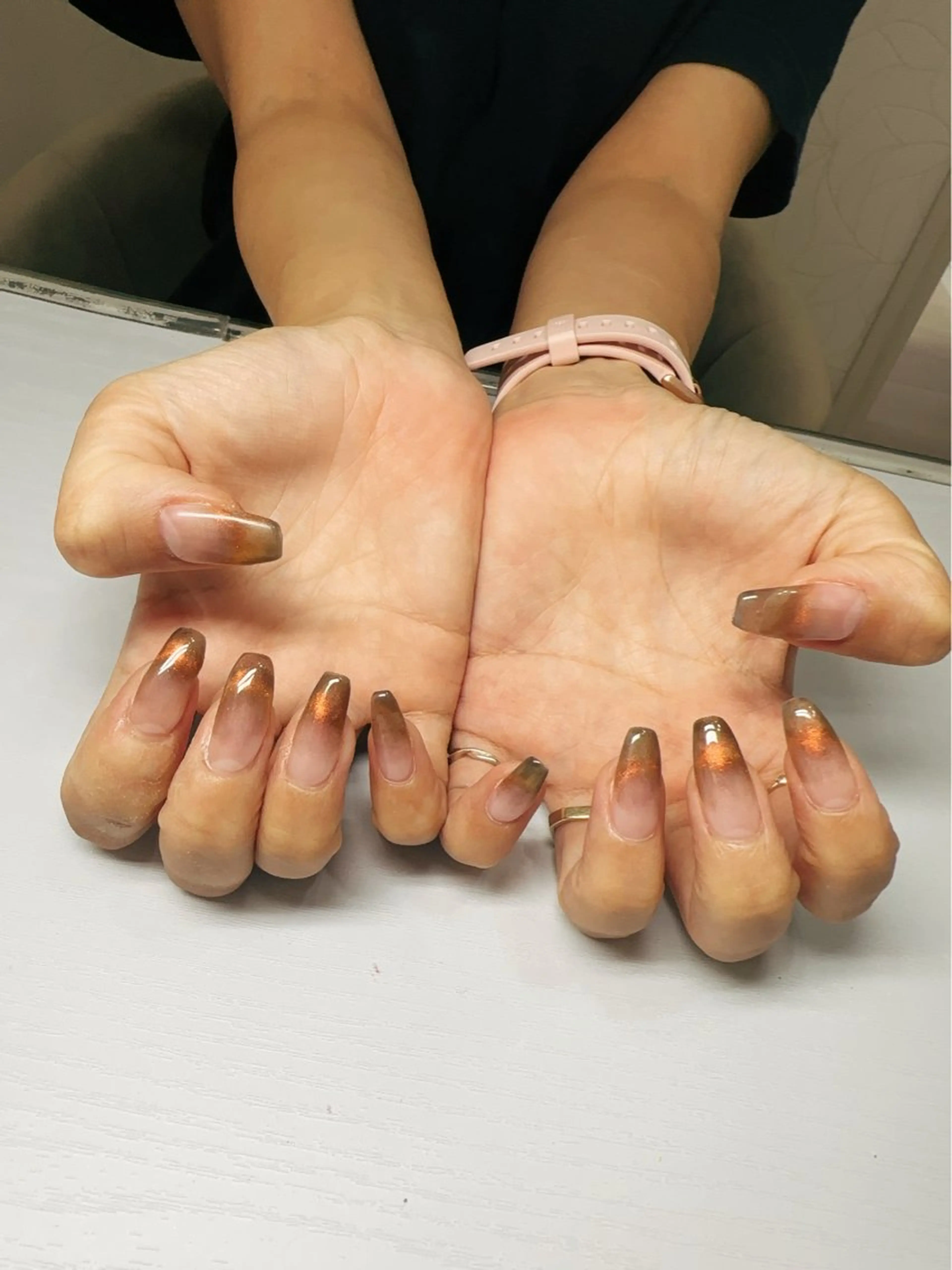 ネイル グラデーション nyasu nailのネイルデザイン