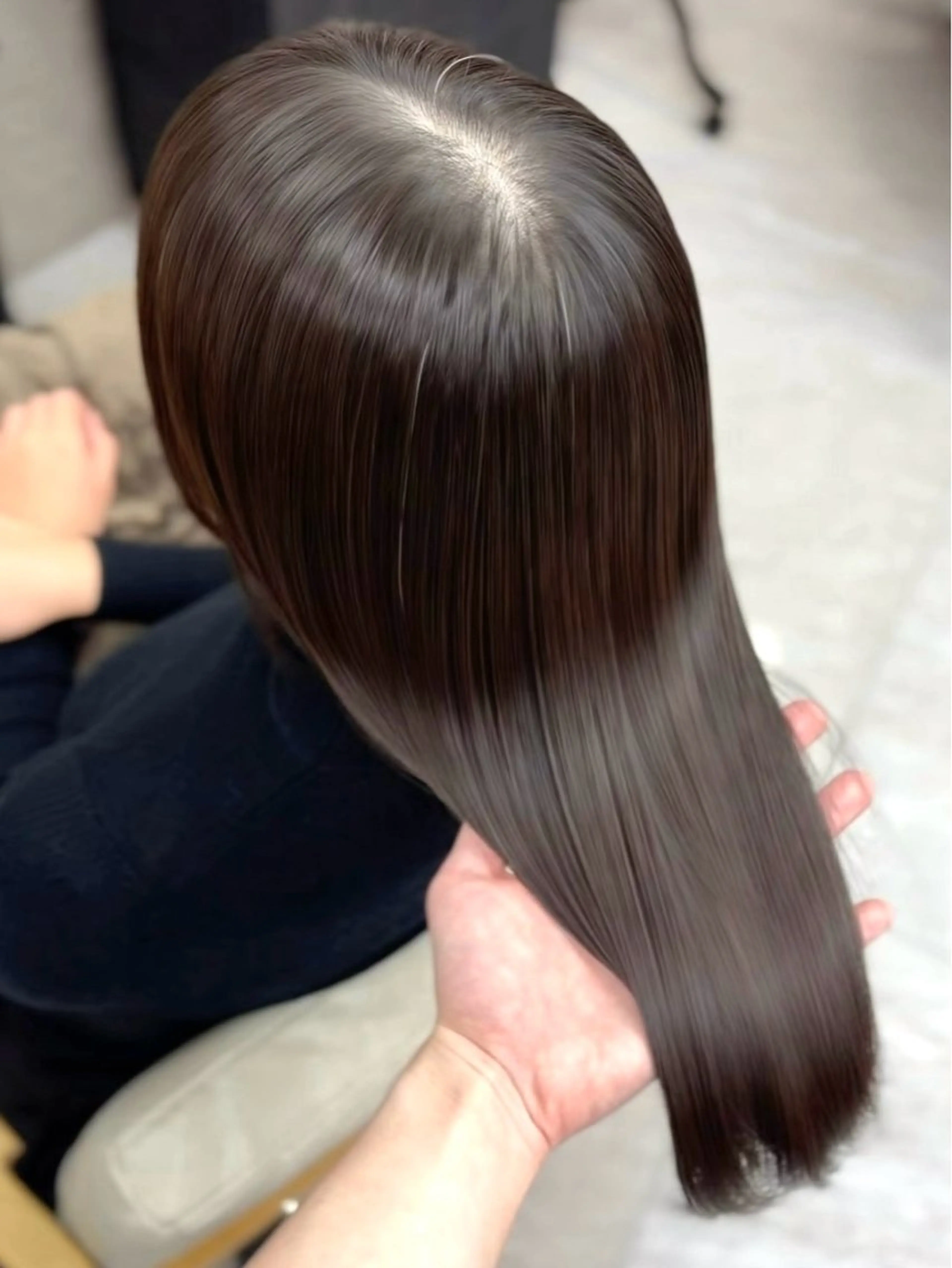 ロング カラー パーマ 🌸東中野/髪質改善 美髪矯正/櫻井🌸のヘアスタイル