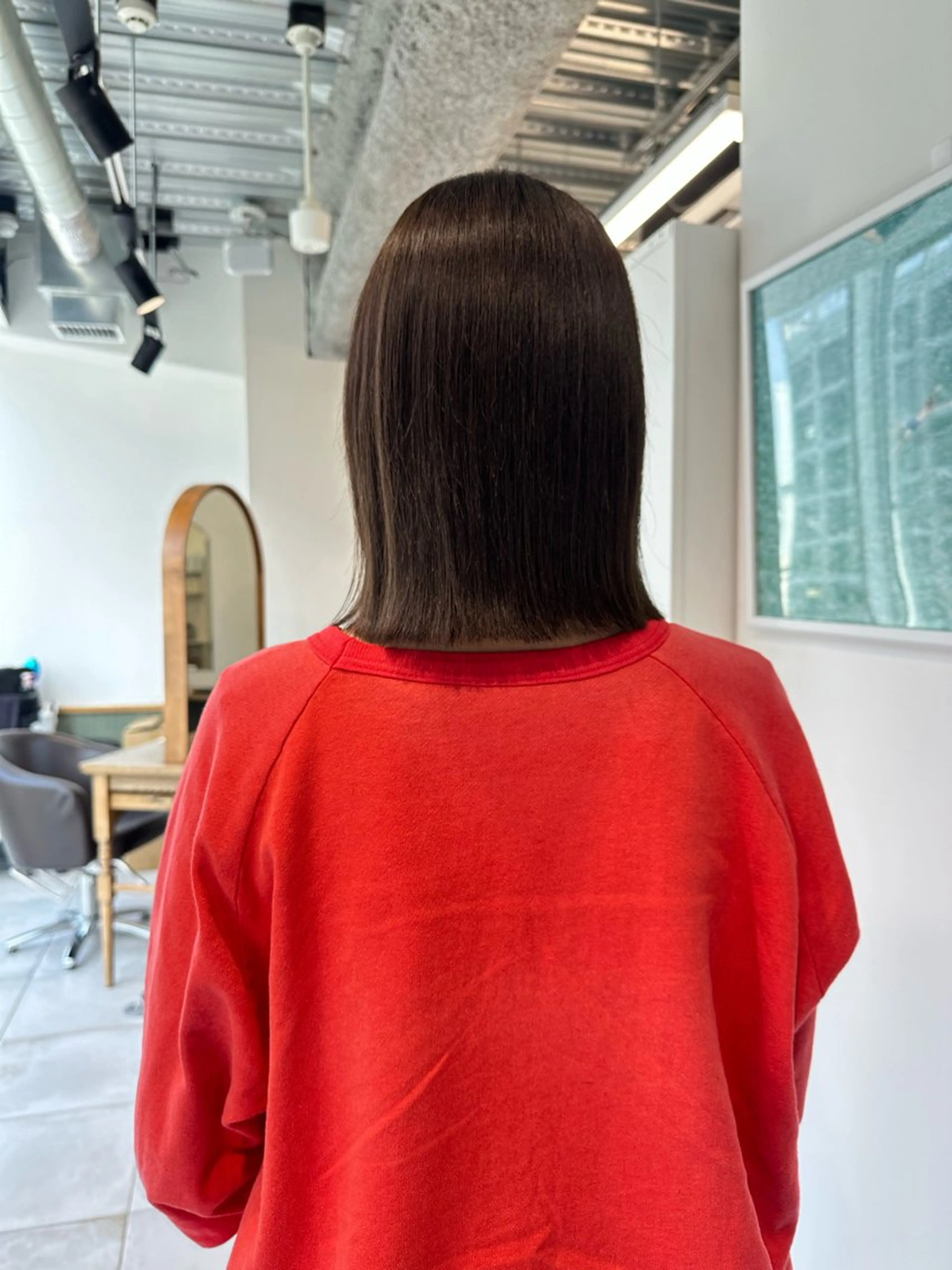 ミディアム カラー キッズ カット ヘアカラー トリートメント オトナヘア🌸 harukaのヘアスタイル