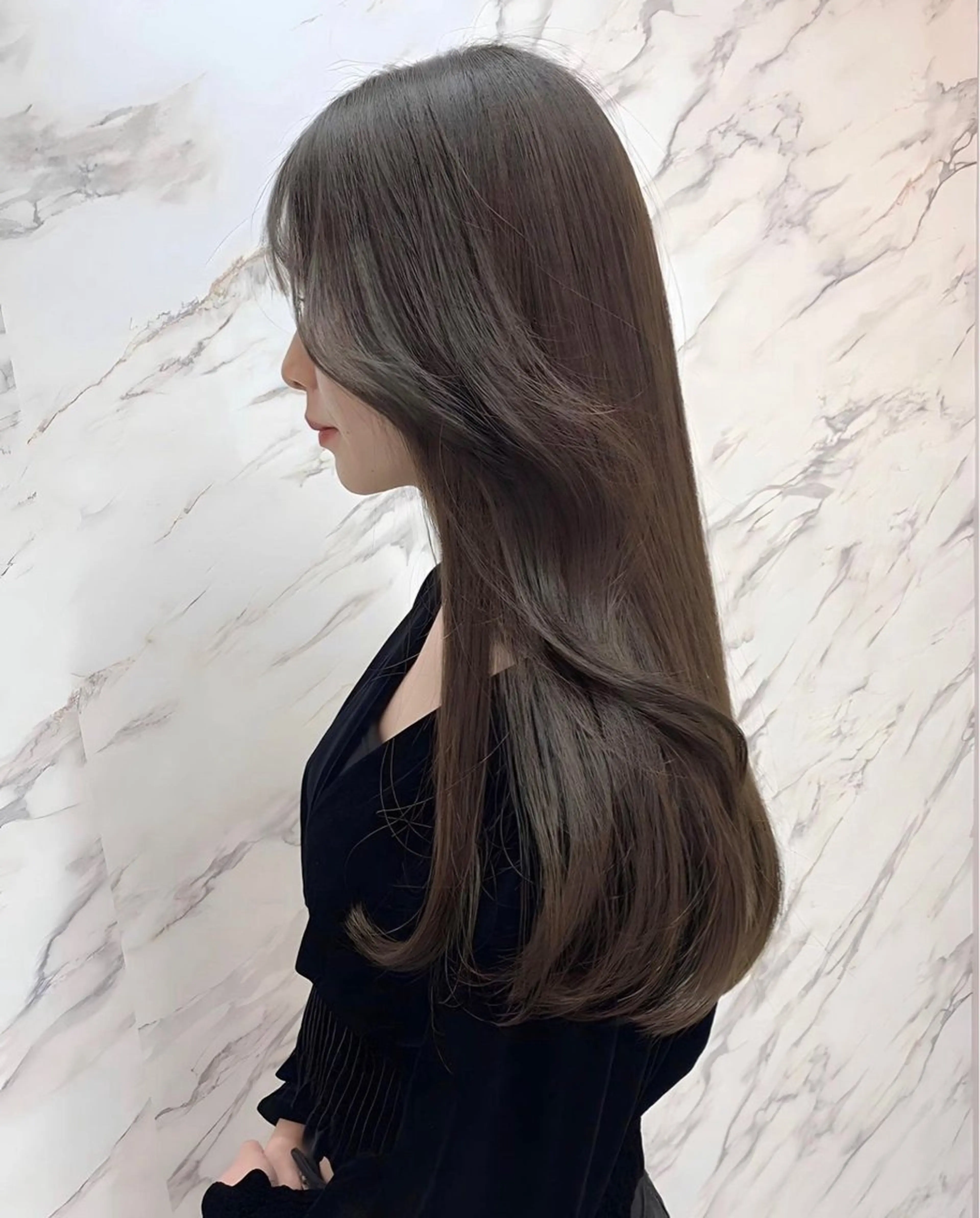 ロング SOU hair&nail【ソウ】所属・韓国人美容師 チョン ウンジェのヘアスタイル