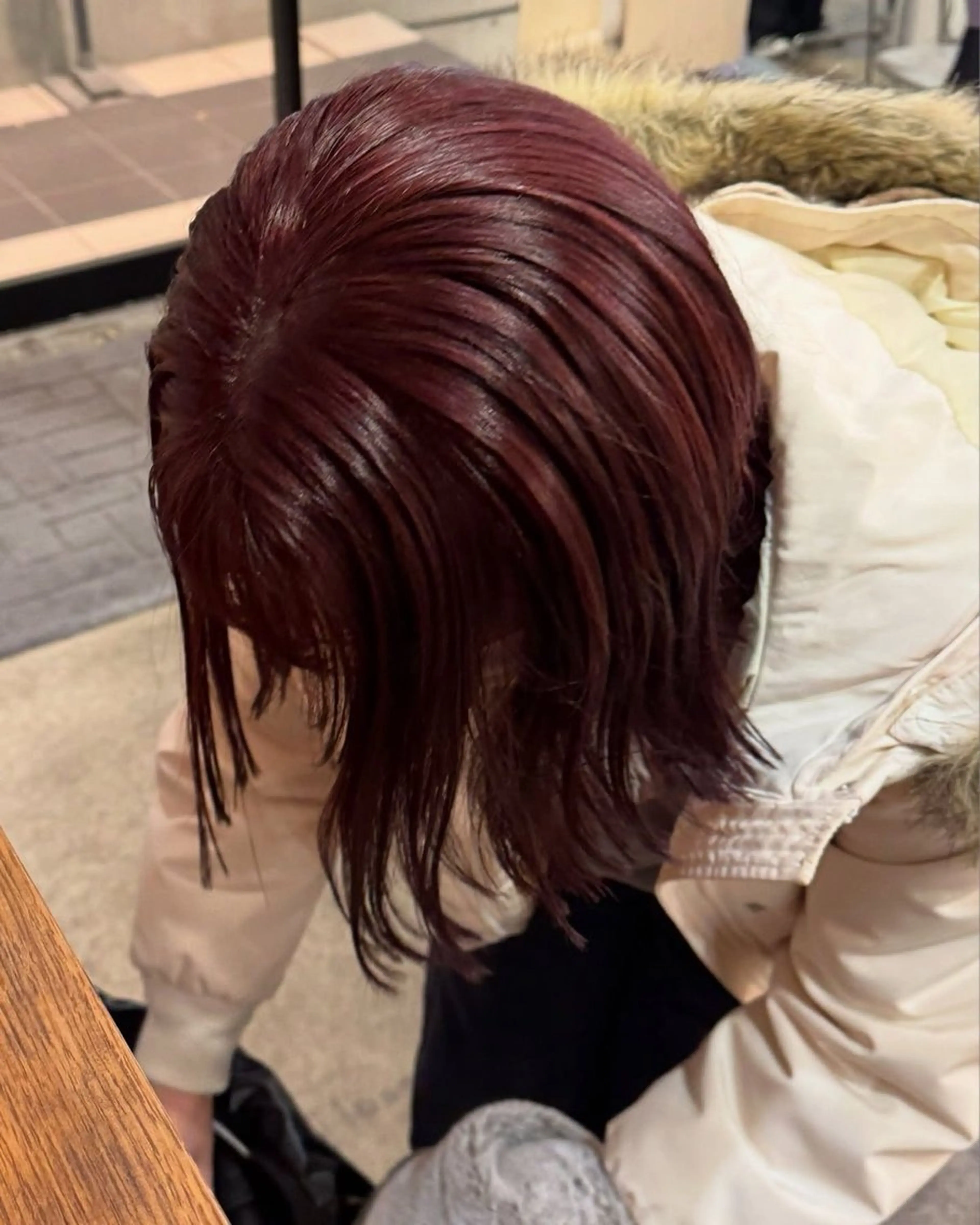 ミディアム ヘアカラー トリートメント 艶髪໒꒱／透明感 カラー🍀_そら🪽のヘアスタイル