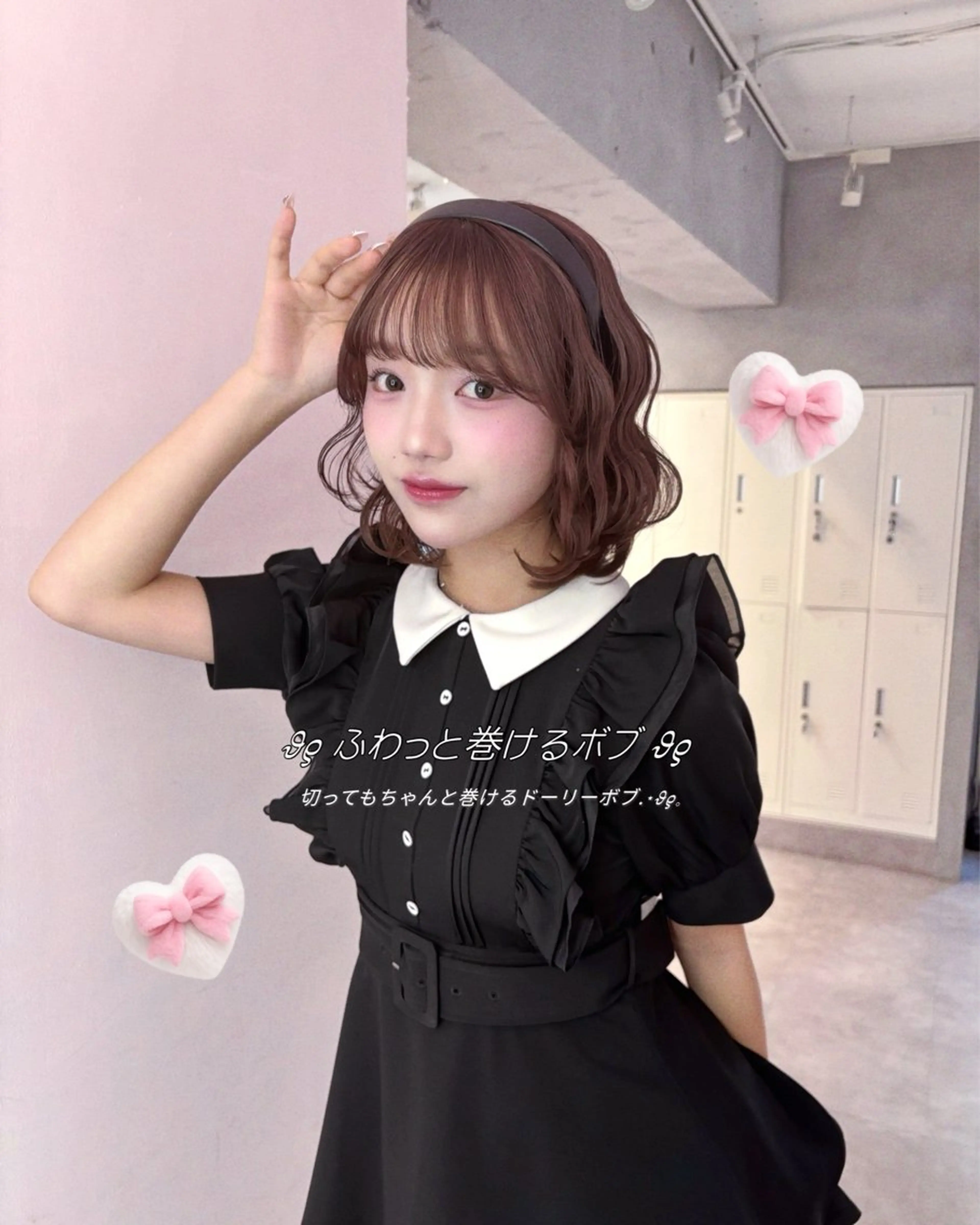 ショート ボブ momochan🍑 やわらかいボブ♡のヘアスタイル