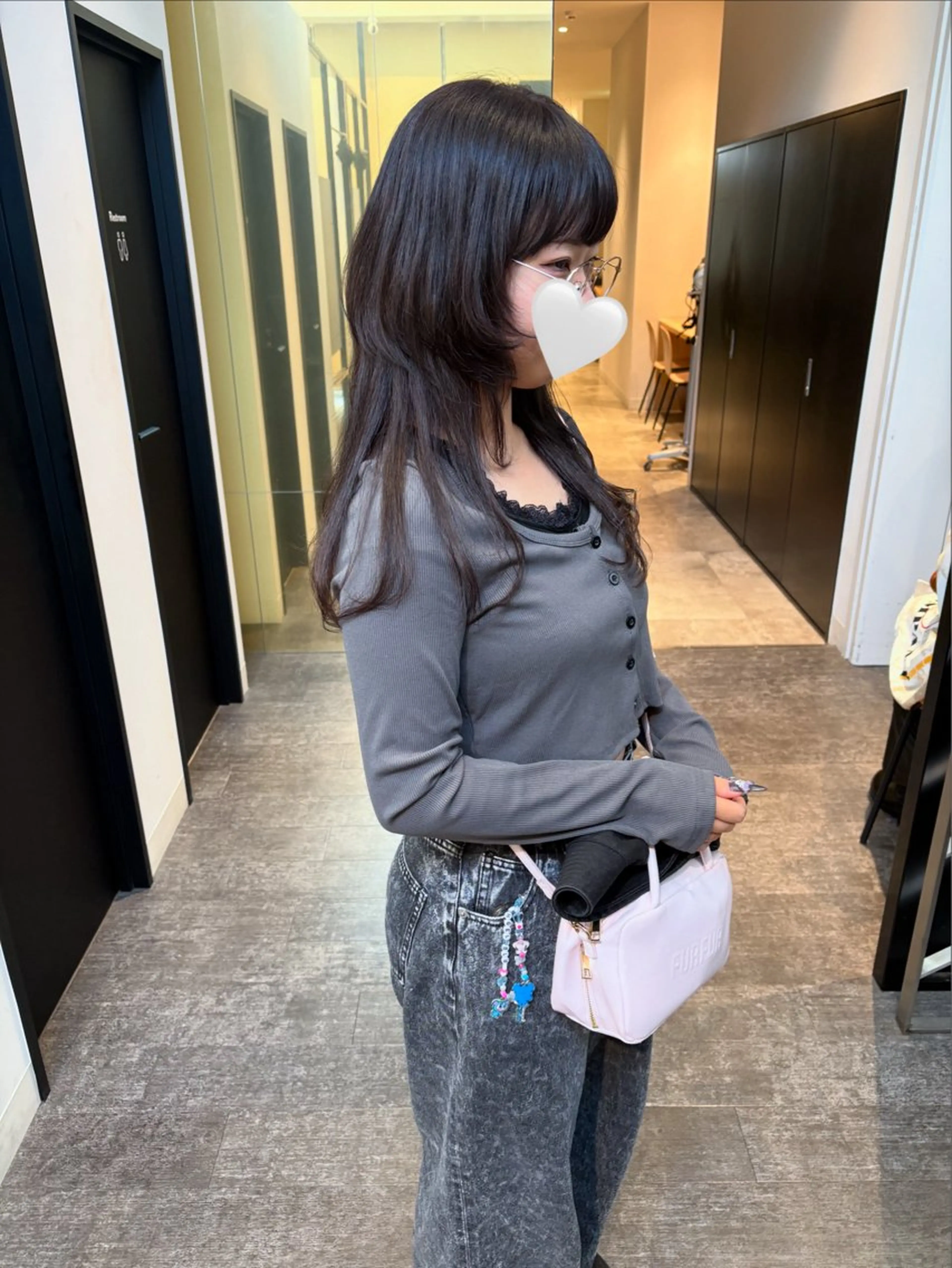 セミロング カラー ラベンダーカラー カット ヘアカラー トリートメント mao | 柔らか艶カラー🫧のヘアスタイル