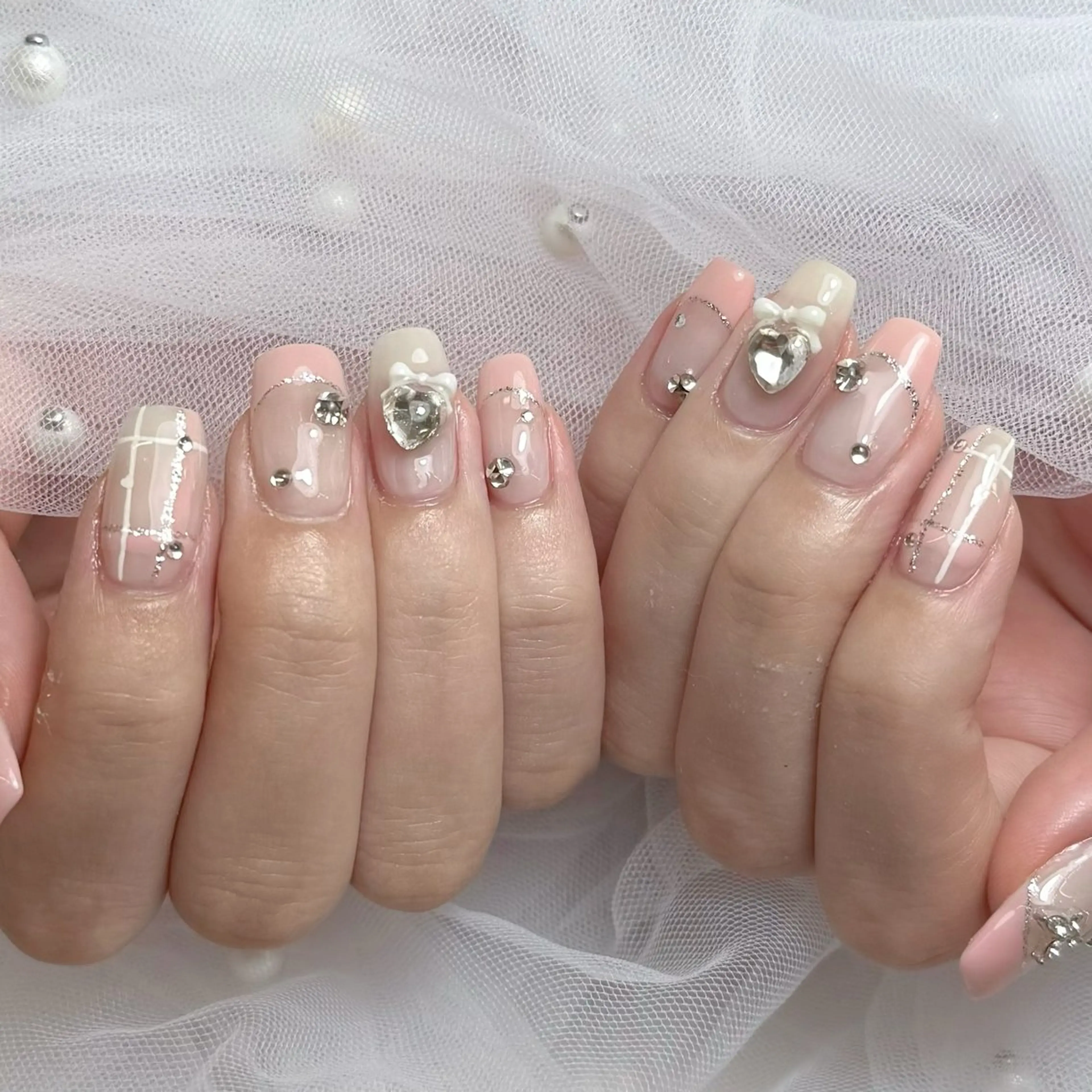 ネイル ハンドネイル mau🩵 堺筋本町nailのネイルデザイン