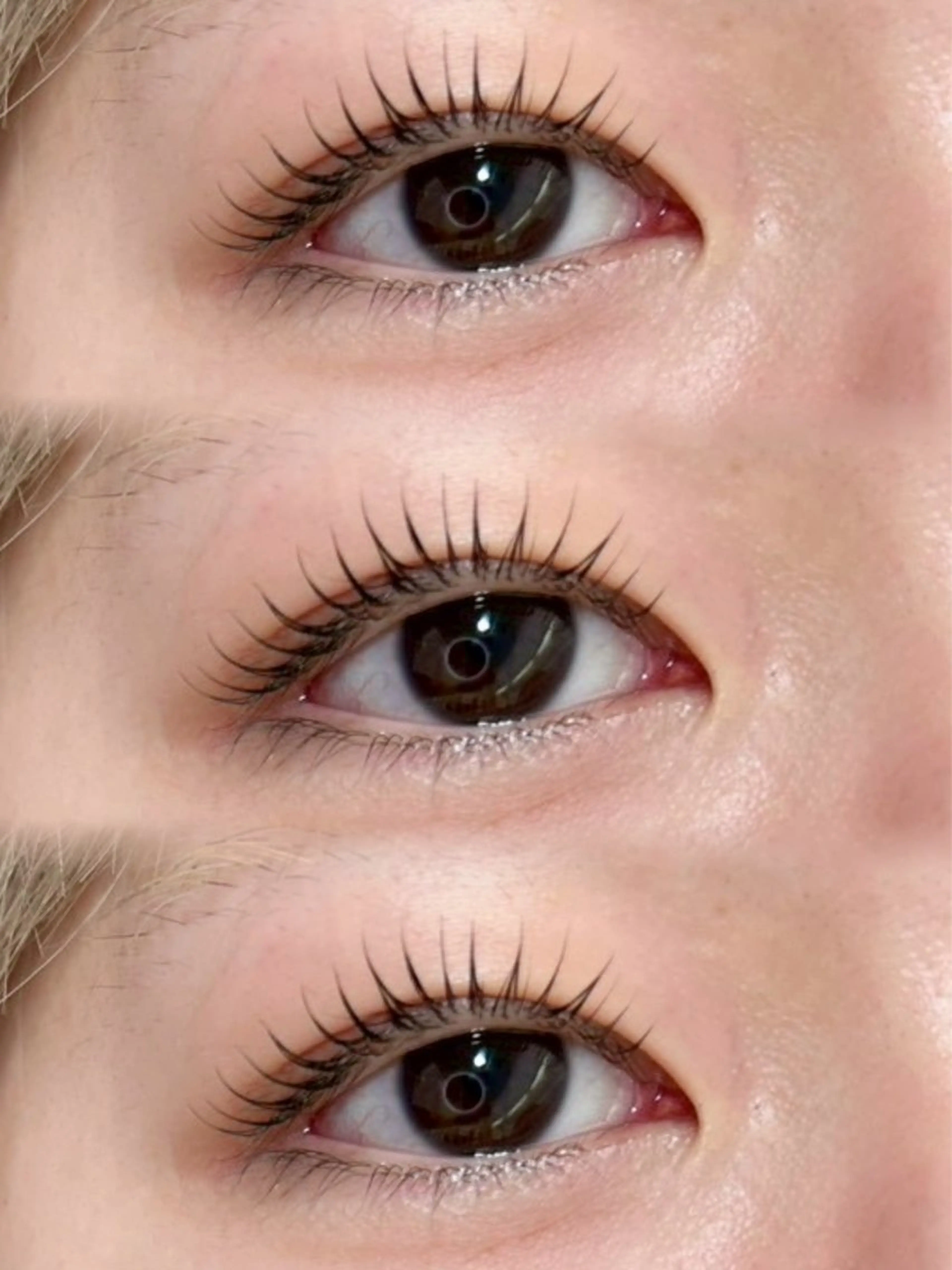 マツエク・マツパ ナチュラル 一重×まつ毛パーマ femme横川 Rinkaのマツエク・マツパデザイン