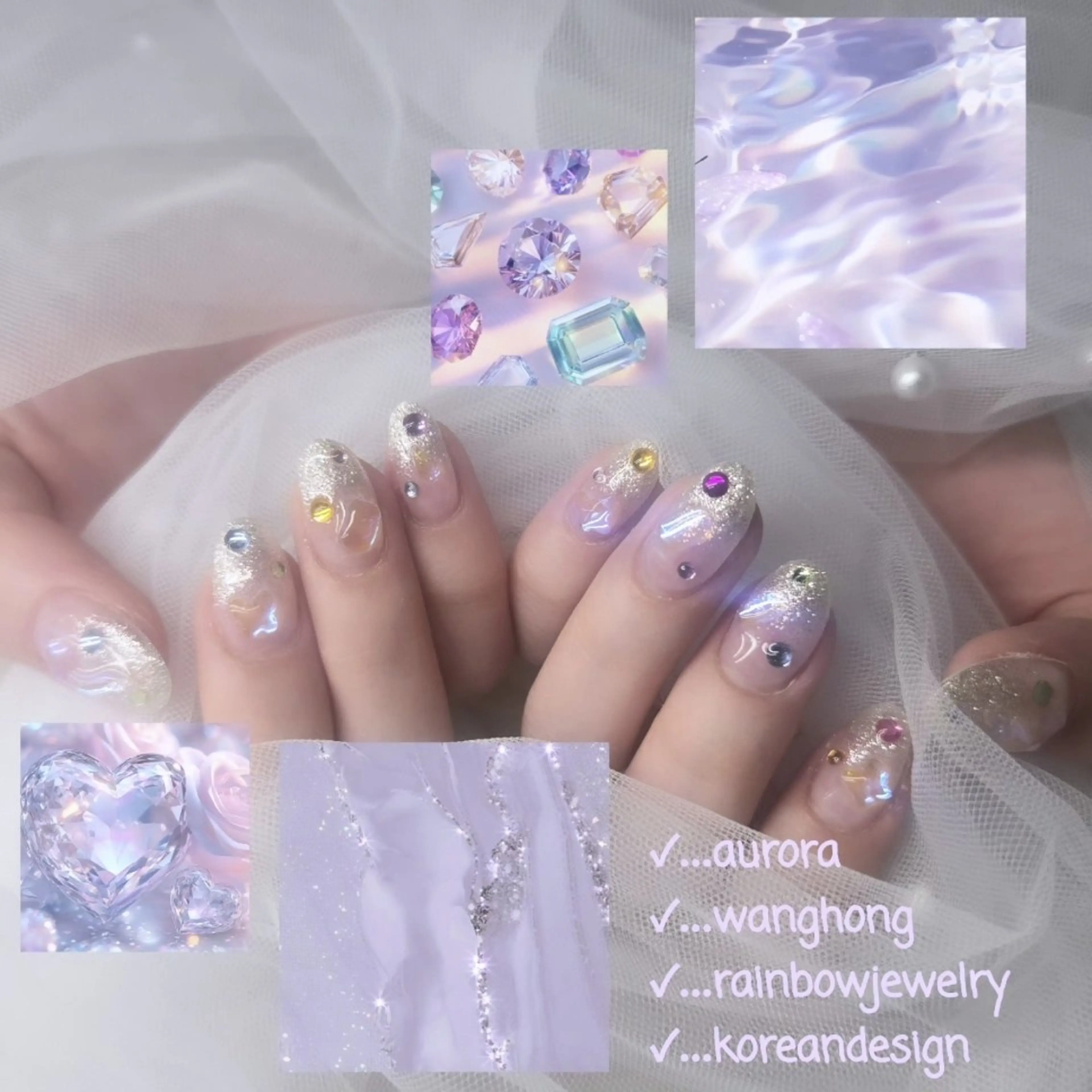 ネイル 韓国ネイル ワンホンネイル ハンドネイル 8appy ARTstudioのネイルデザイン