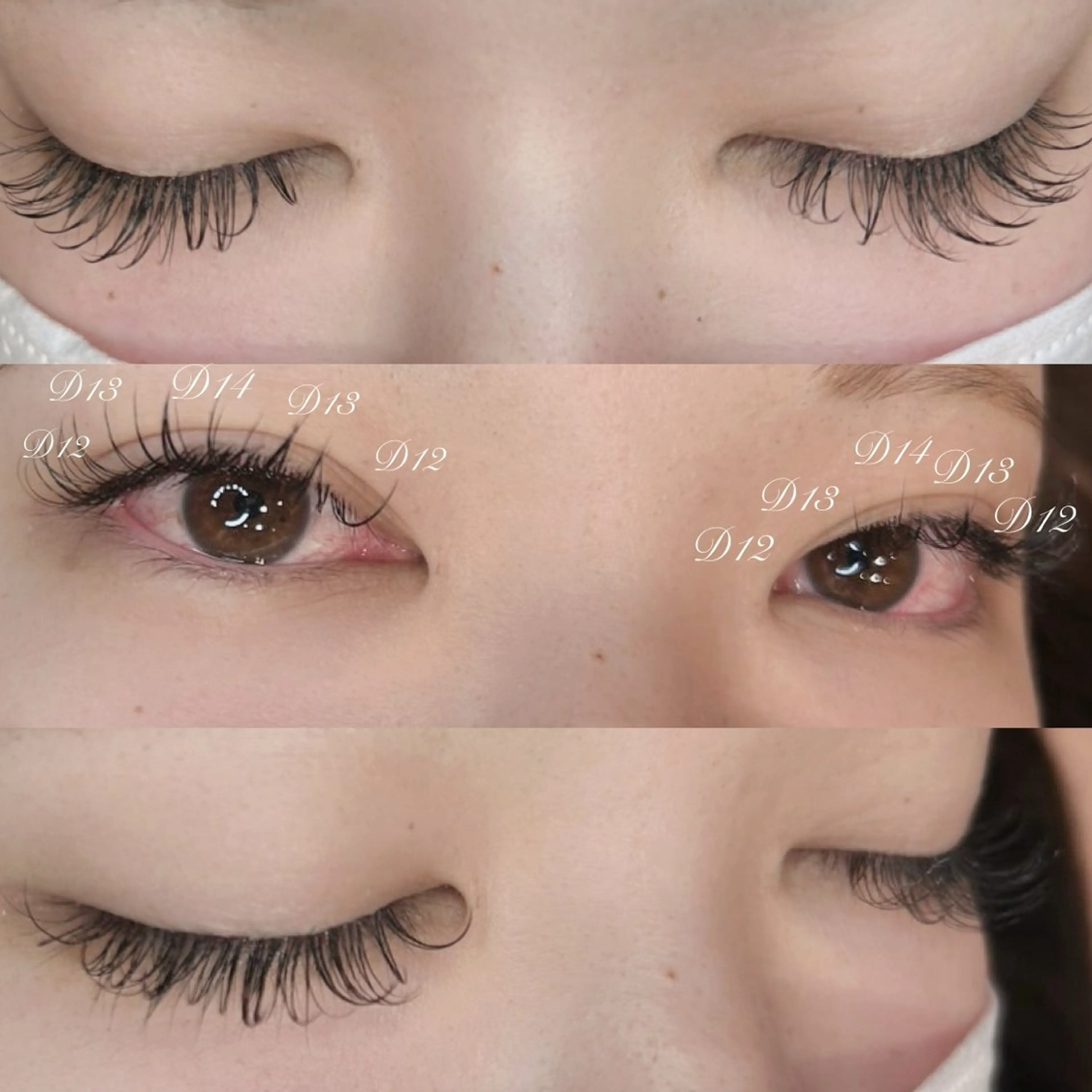 マツエク・マツパ 付け放題 柏原 美咲のマツエク・マツパデザイン