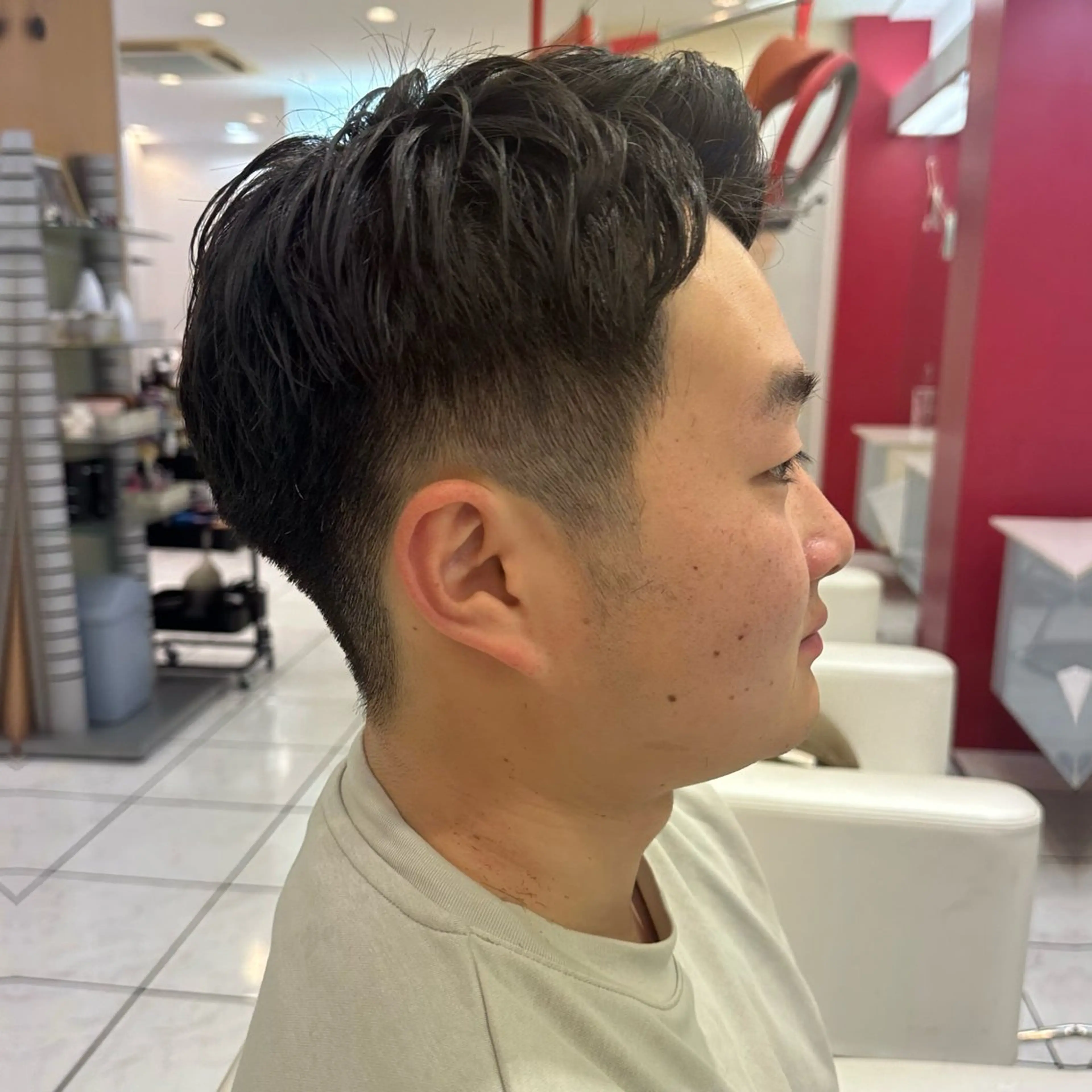 ショート メンズ 刈り上げ 齊藤あみな 大岡山🍒❤のヘアスタイル