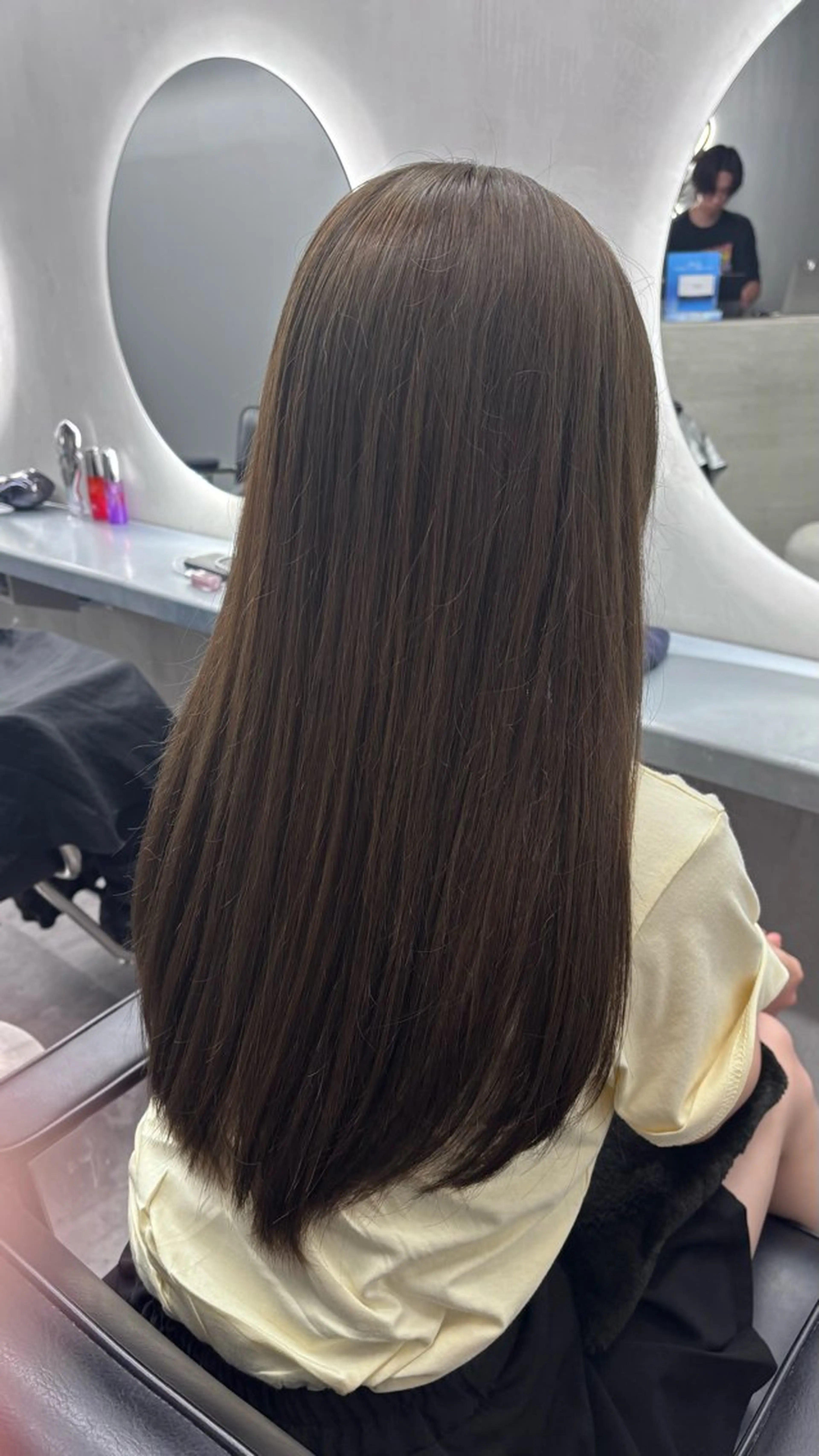 カラー グレージュ オリーブグレージュ オリーブグレー ヘアカラー トリートメント ヘッドスパ ヘアセット 透明感/グレージュ/ ベージュ/るな🪽のヘアスタイル