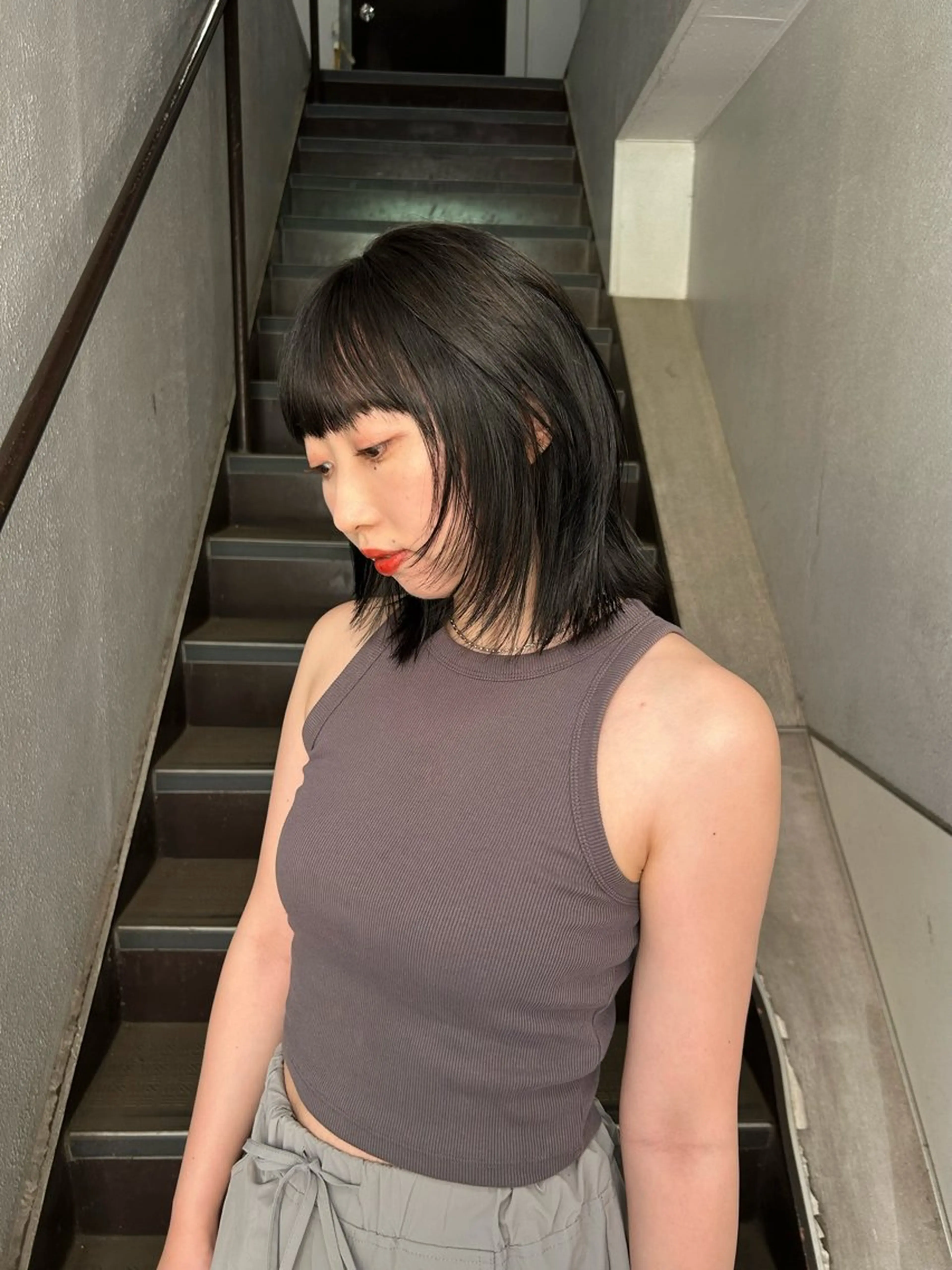 ミディアム Sora/レイヤー/ 似合わせカラー🤎のヘアスタイル