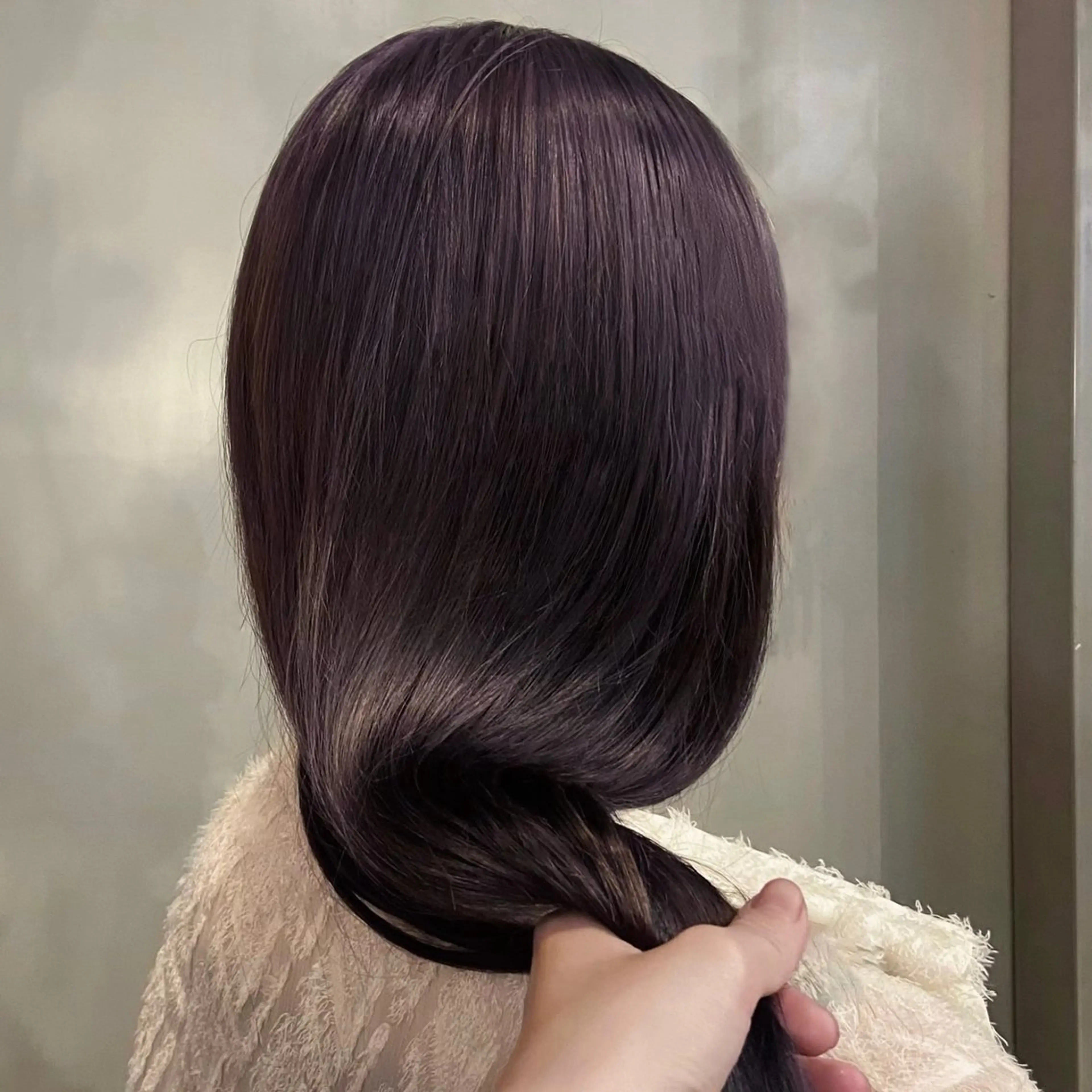 ロング カラー ラベンダーカラー ヘアカラー エルベスアクト志木店 SHIINAのヘアスタイル