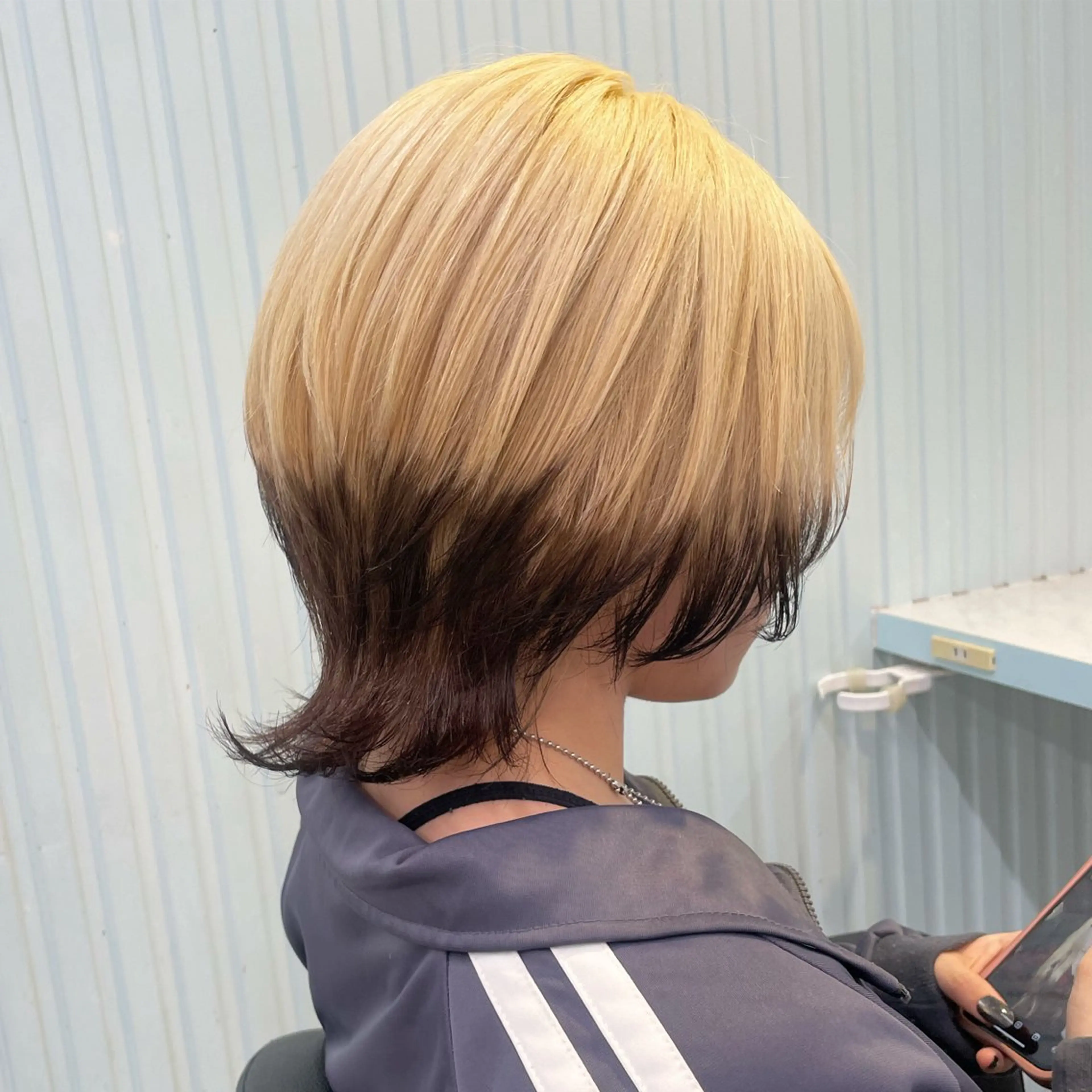 ショート カラー ブリーチ 【美髪矯正/絹髪】 🎀hinano🎀のヘアスタイル