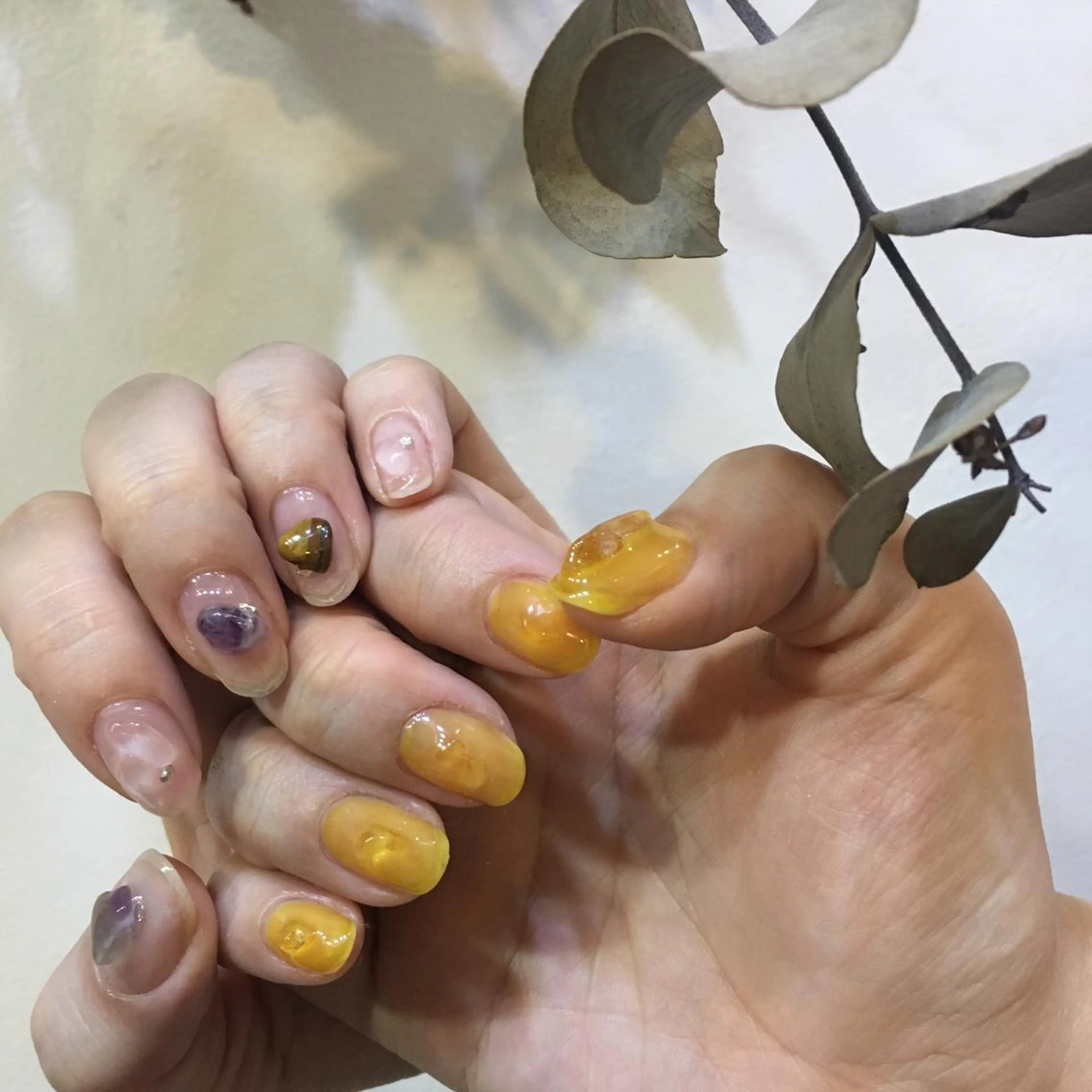 ネイル 新宿ニュアンスネイル makotoのネイルデザイン