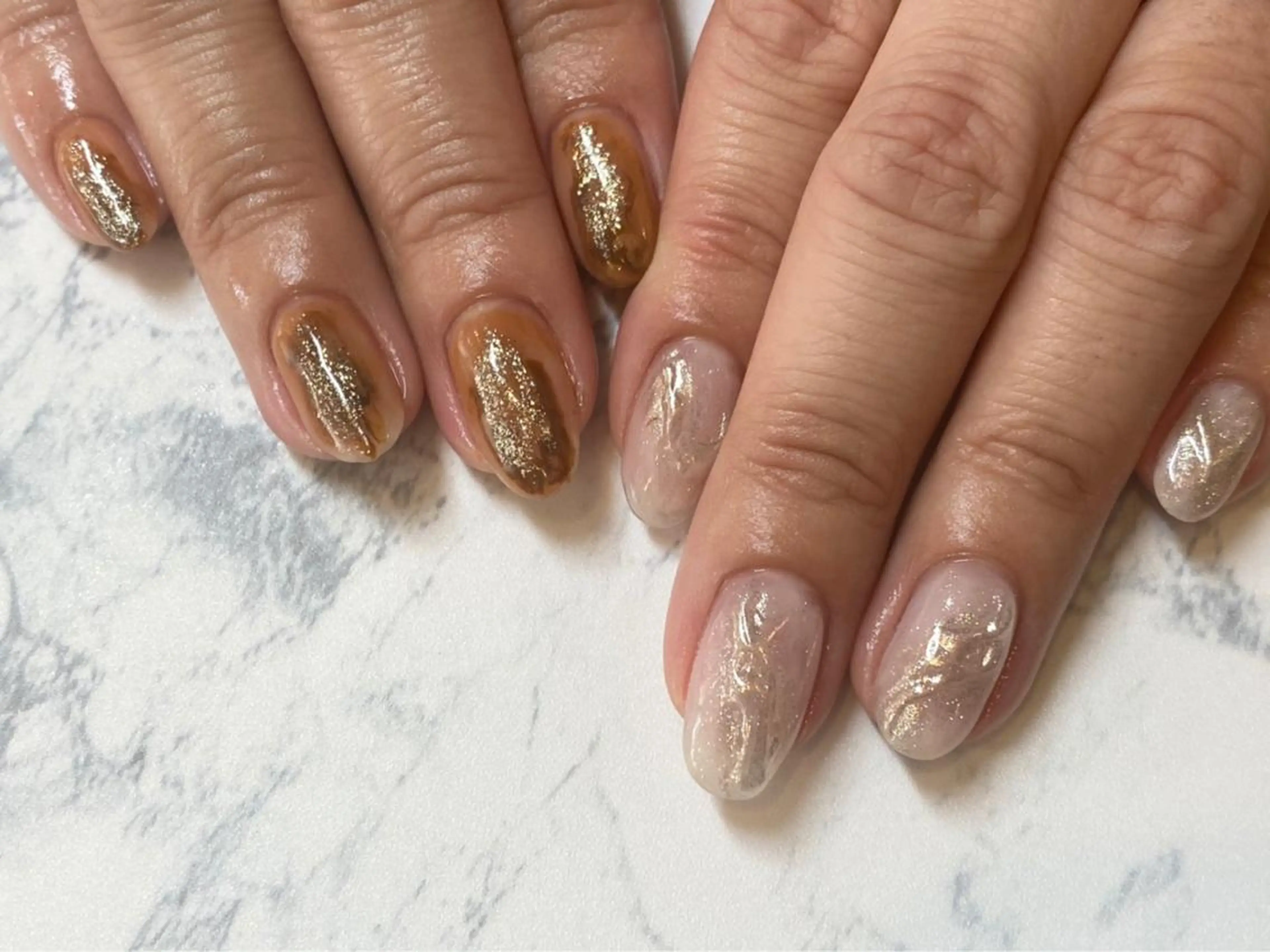 ネイル ハンドネイル 水戸 彩夏のネイルデザイン