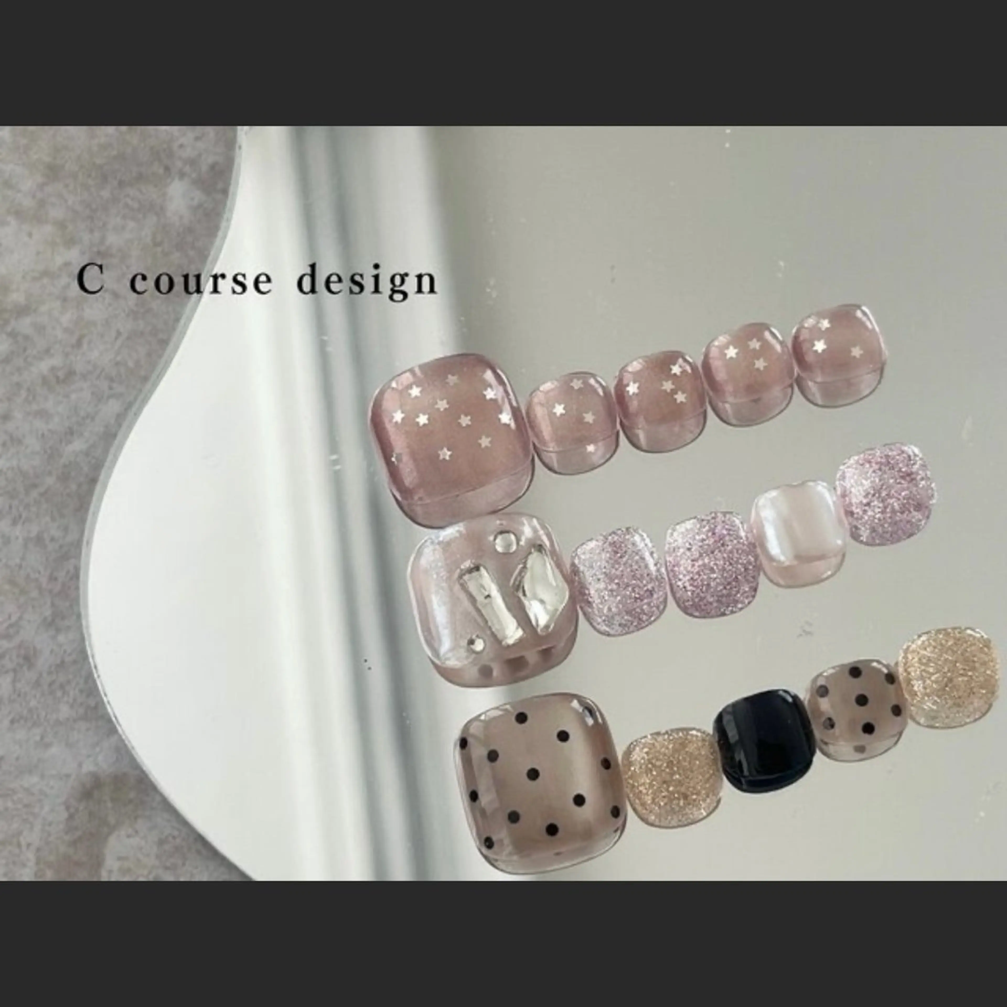 ネイル フットネイル Cleo名古屋駅店 🖤Renaのネイルデザイン