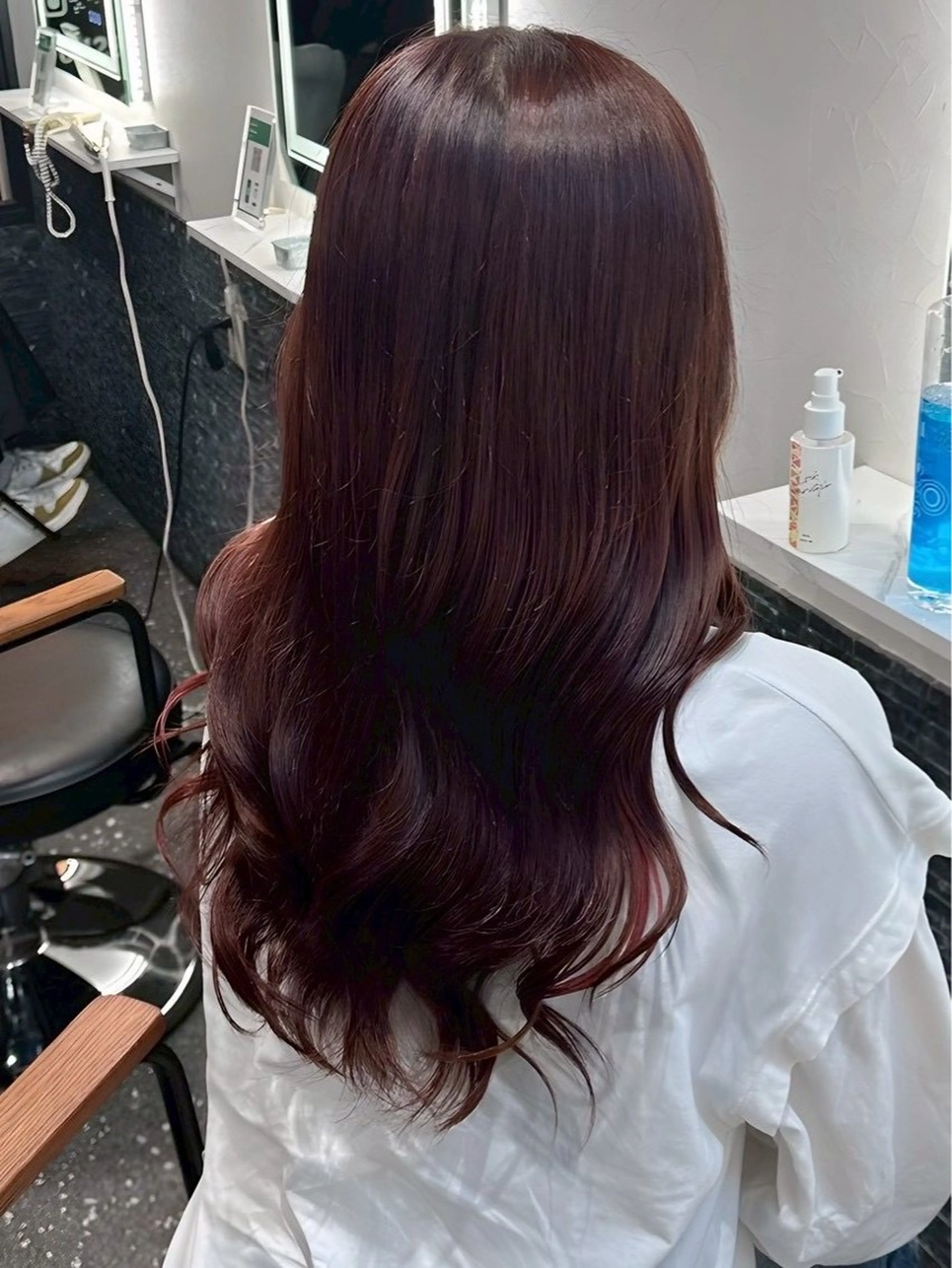 セミロング ヘアカラー トリートメント 髪質改善/美髪矯正 /高田馬場/Renのヘアスタイル