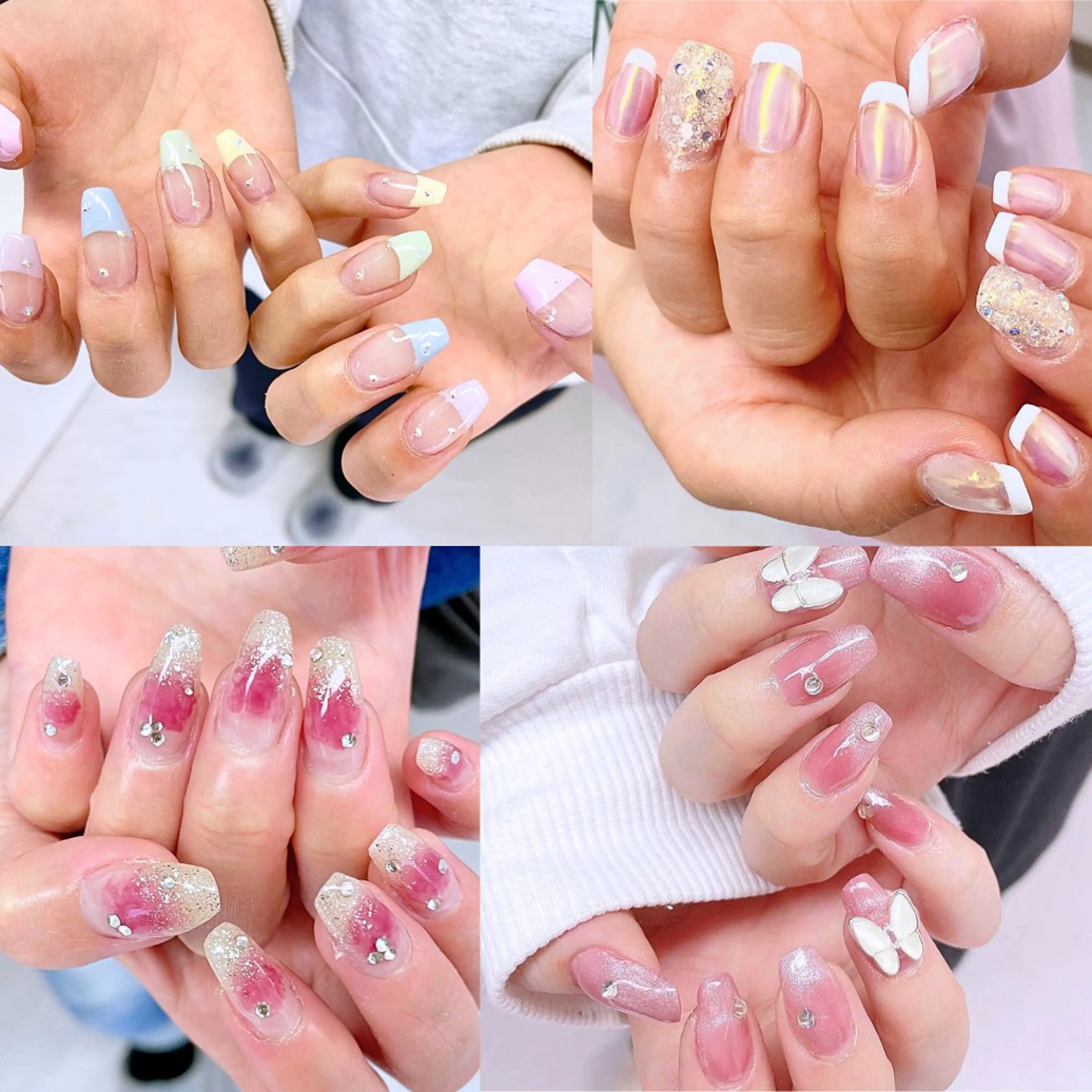 ネイル ハンドネイル 大阪福島韓国束感まつ げ Sayaka🤍のマツエク・マツパデザイン