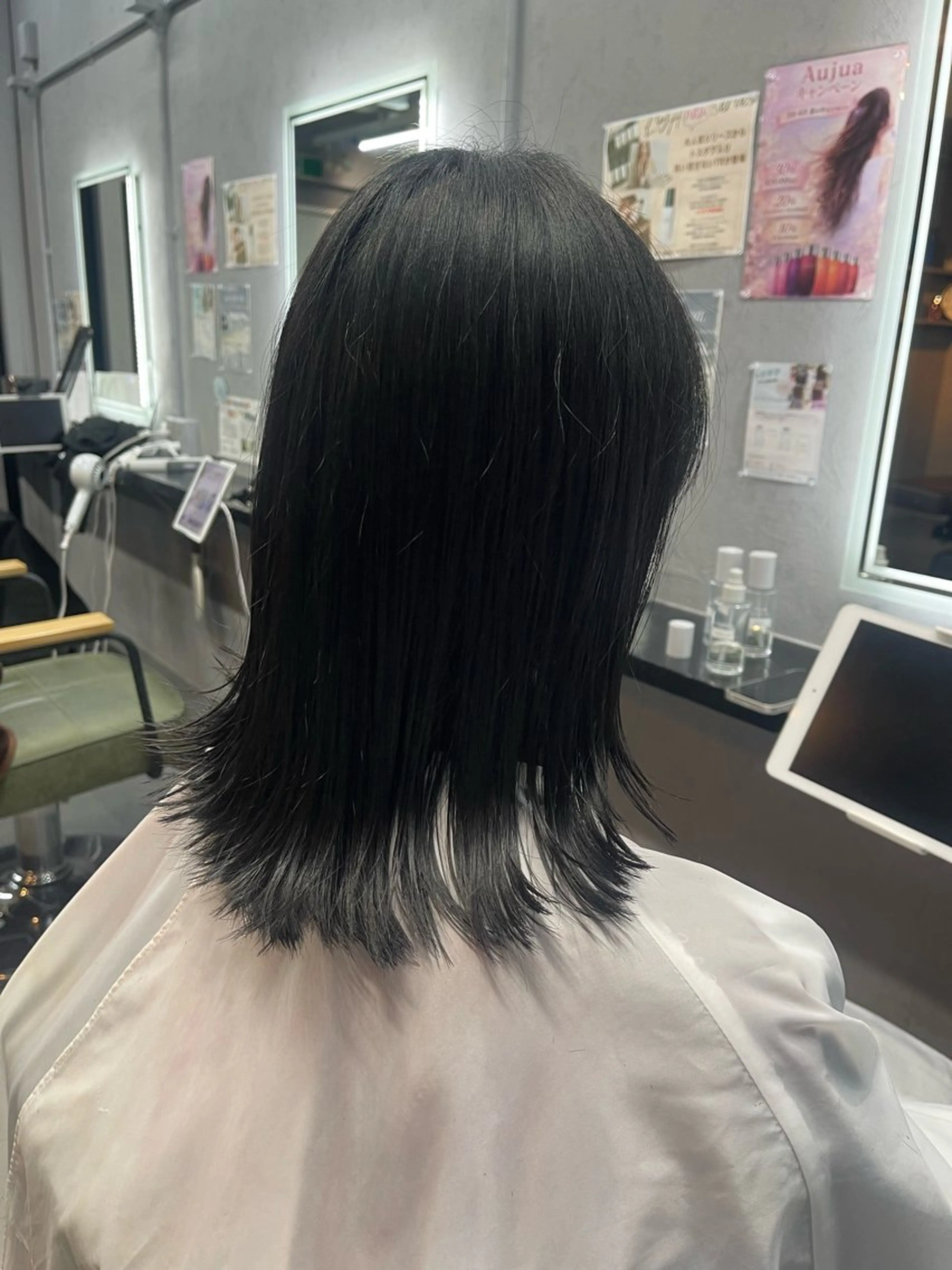 ミディアム カット 田原 幸達のヘアスタイル