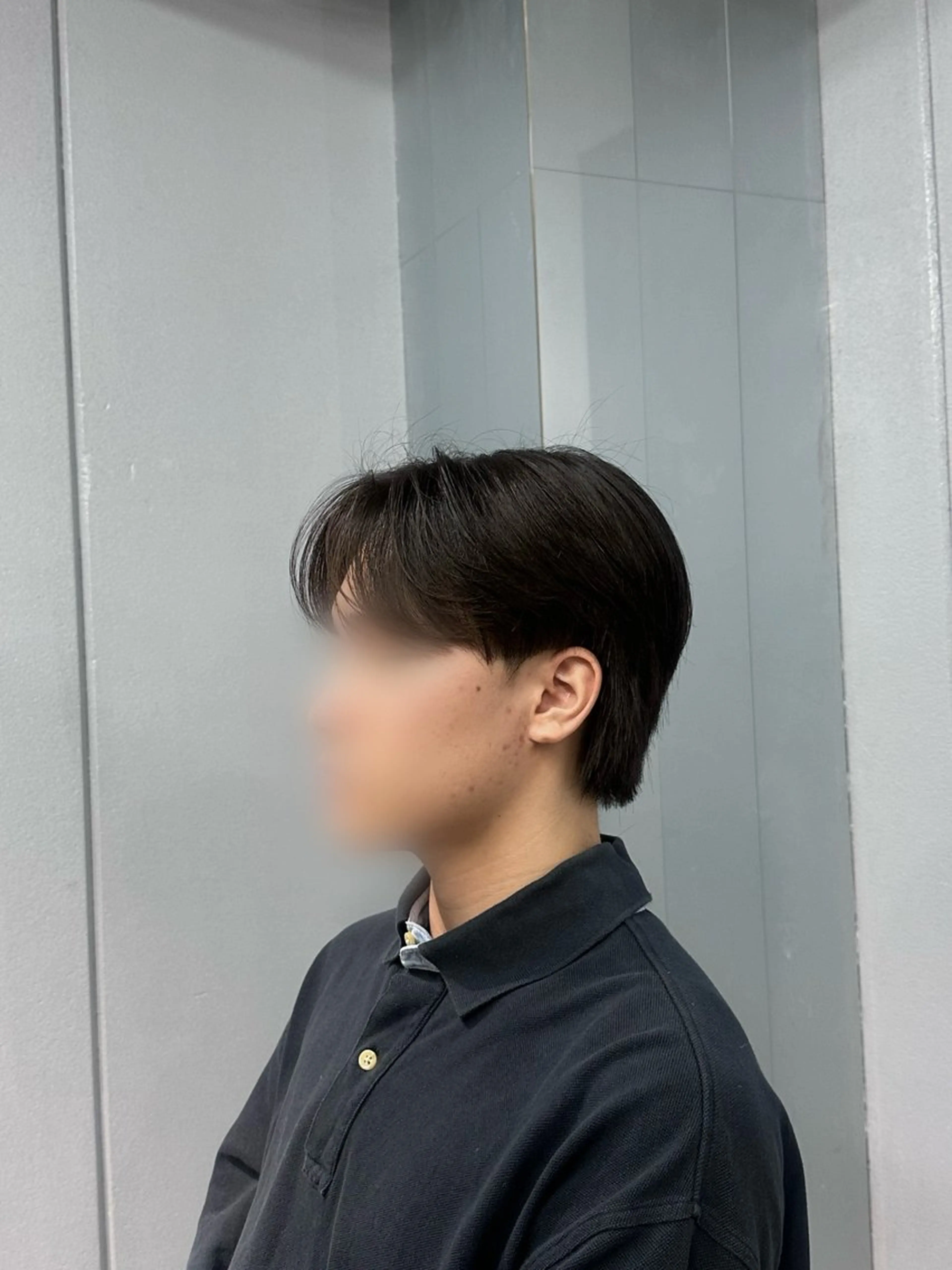 メンズ ダウンパーマ メンズ韓国風 メンズパーマ カット 梅田/パーマ/ 韓国メンズヘア/ハタのヘアスタイル