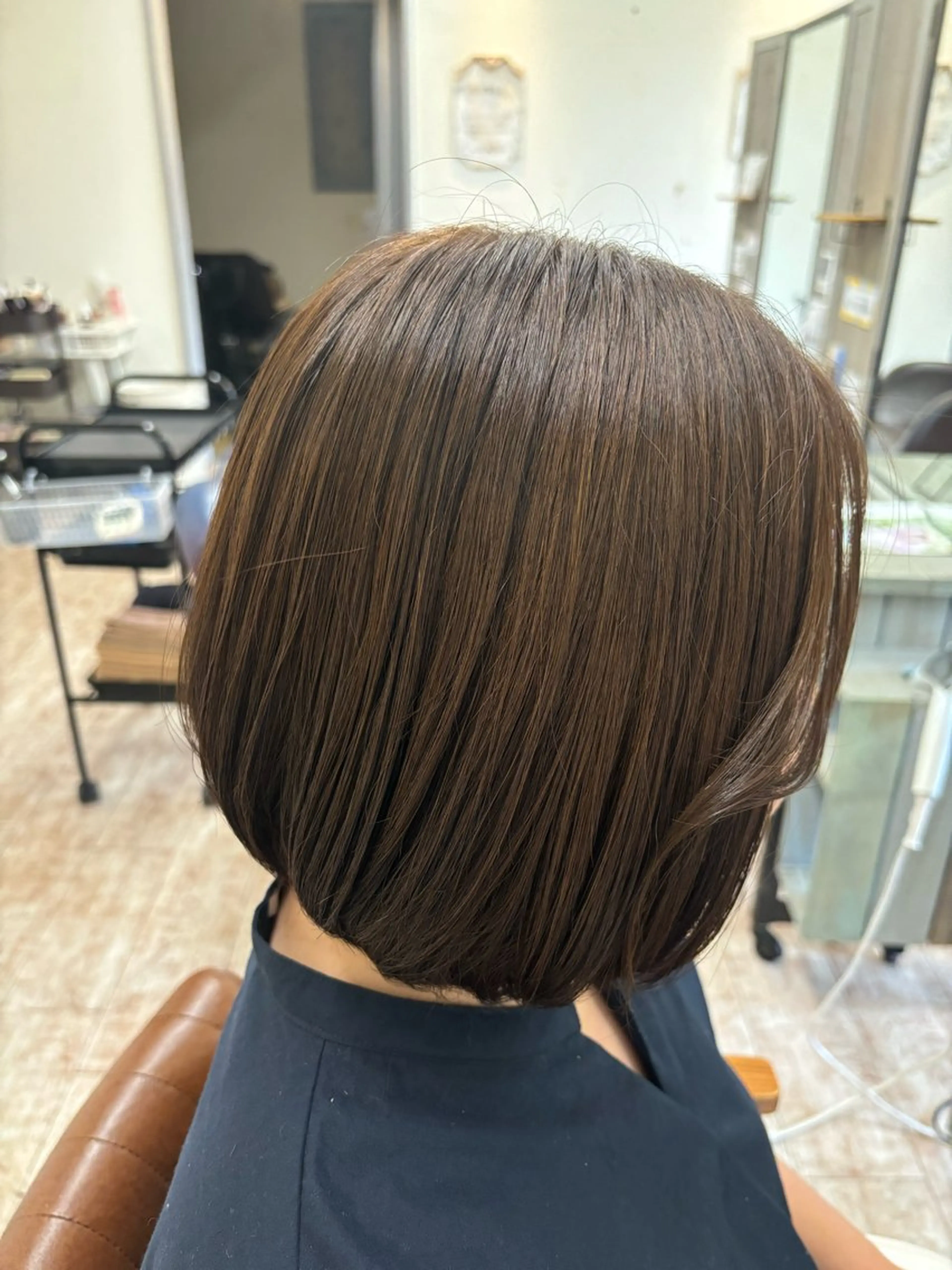 ショート カット ヘアカラー トリートメント ルプラボウ あいか 韓国ヘア/艶髪のヘアスタイル