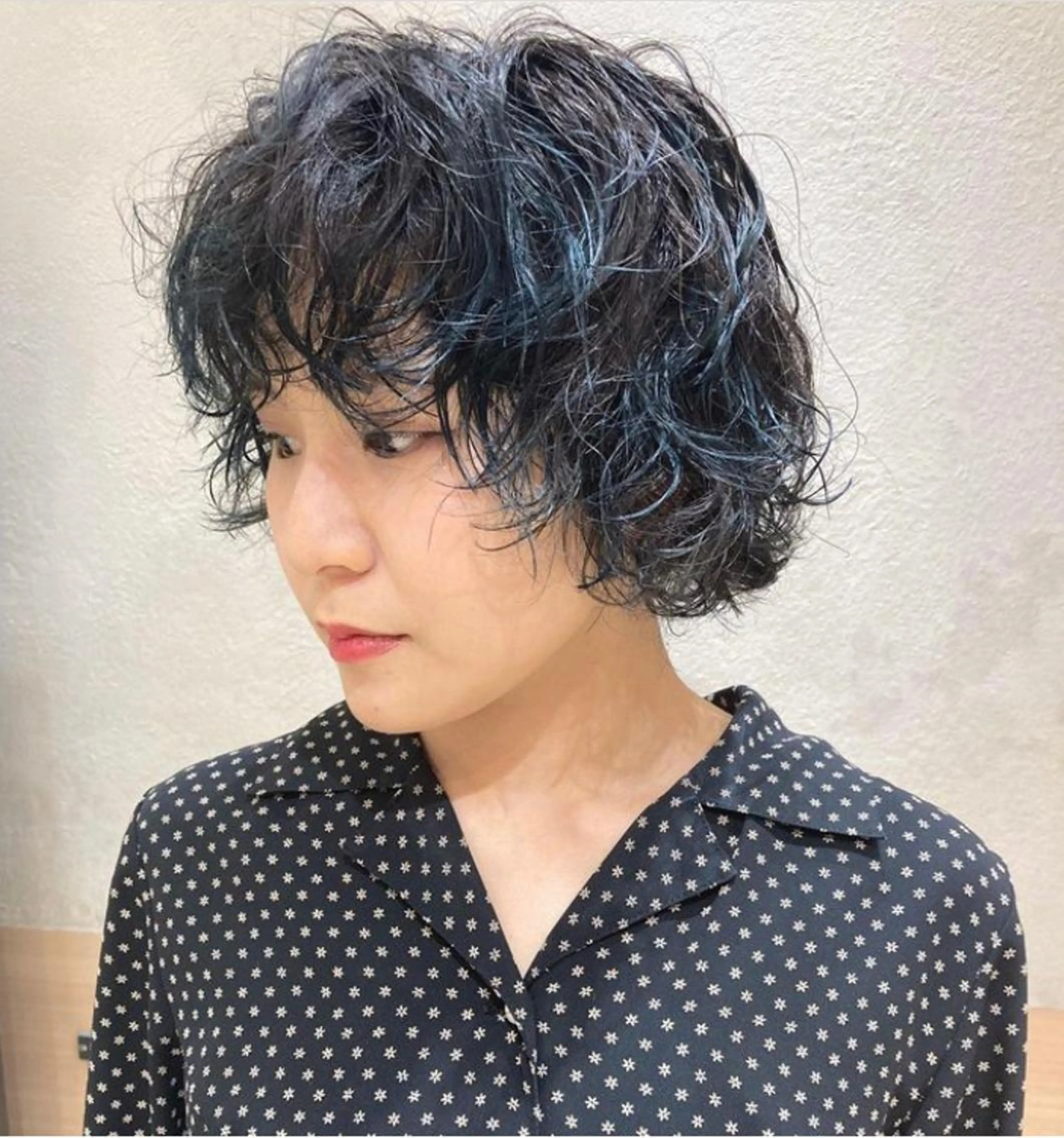 ショート カラー パーマ 大阪ヴィーガンサロン KANAKOのヘアスタイル