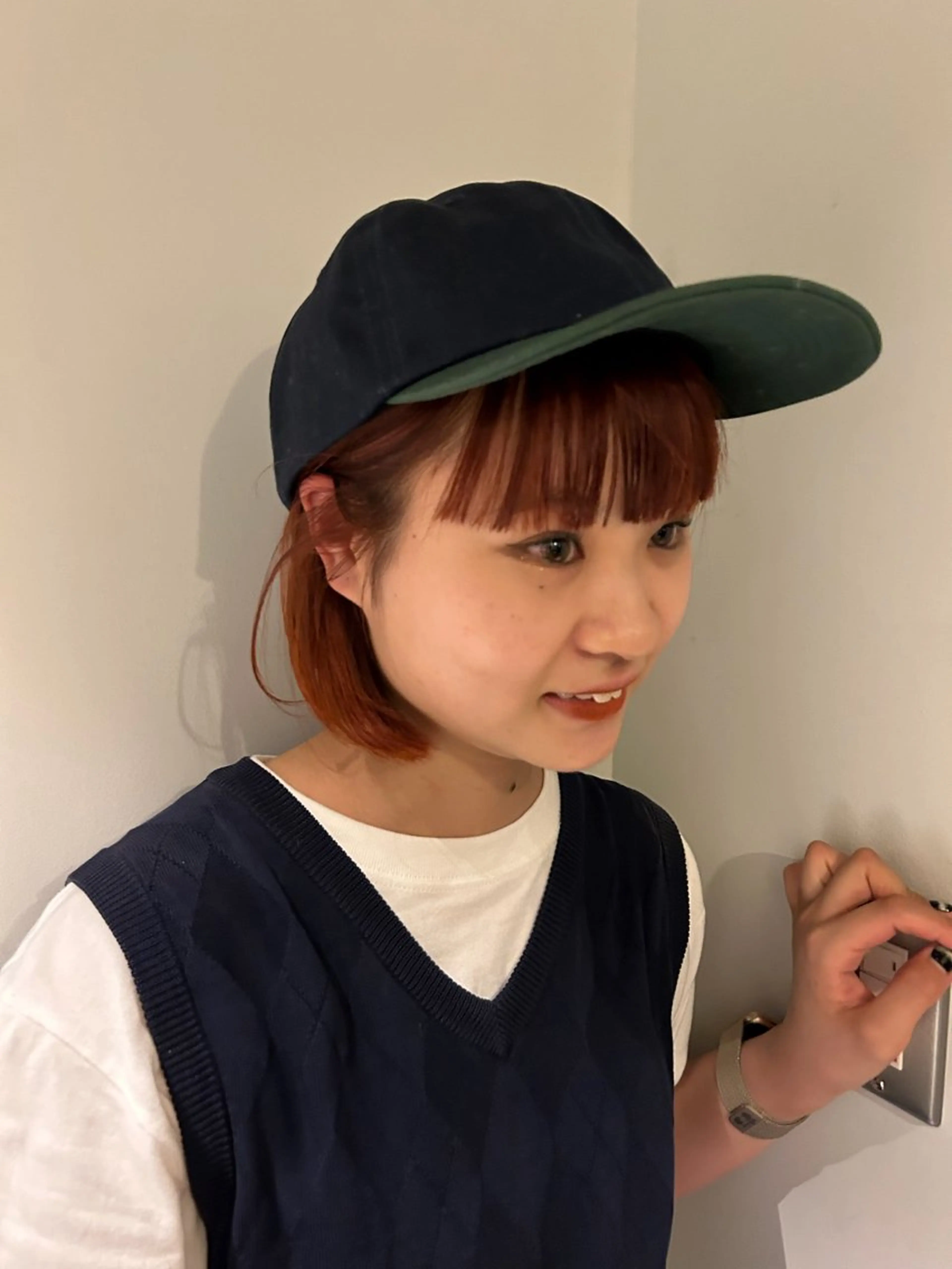 カラー ブリーチ オレンジ Mori Aimiのヘアスタイル