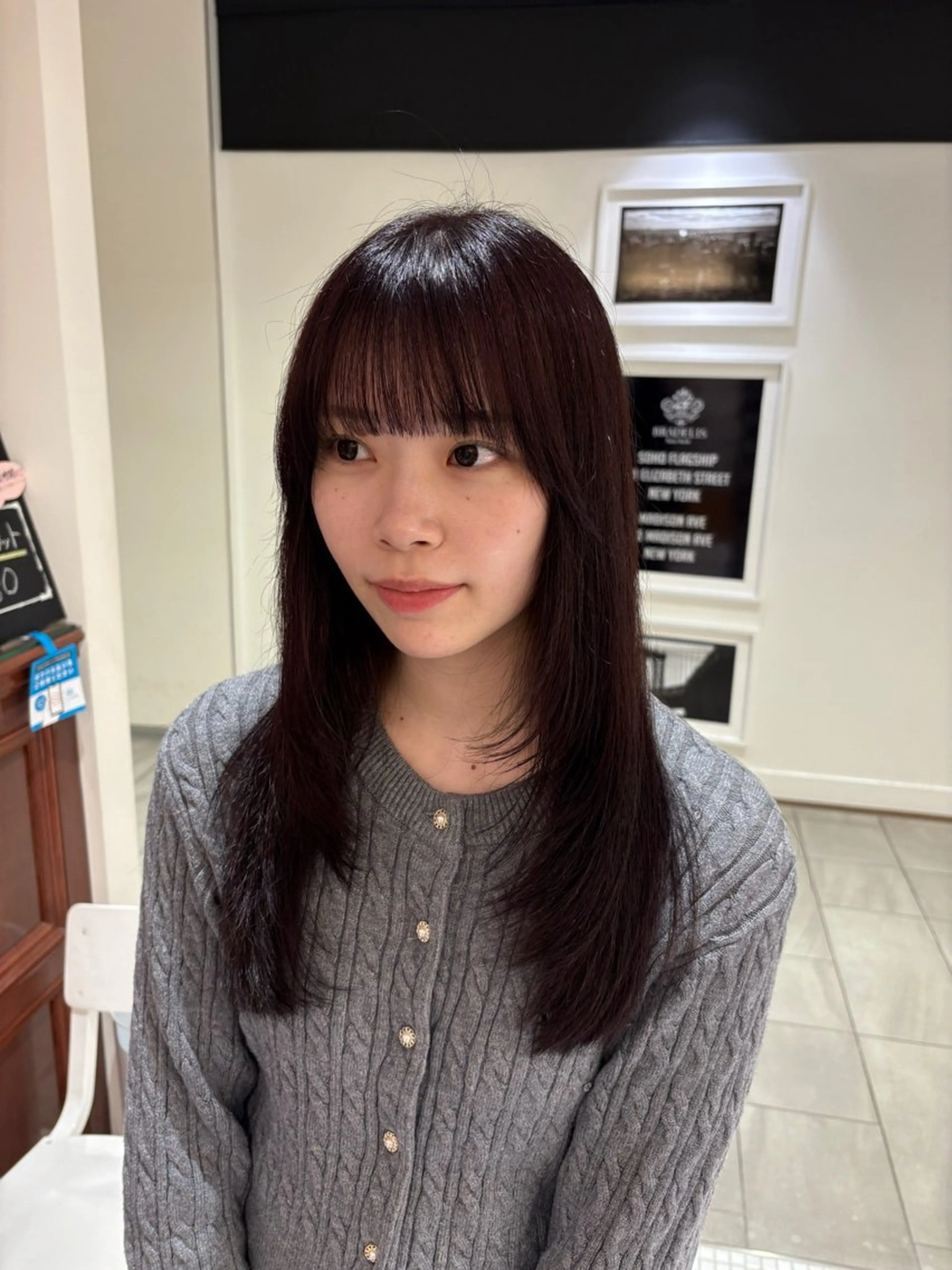 ロング カラー 門田 楓香のヘアスタイル
