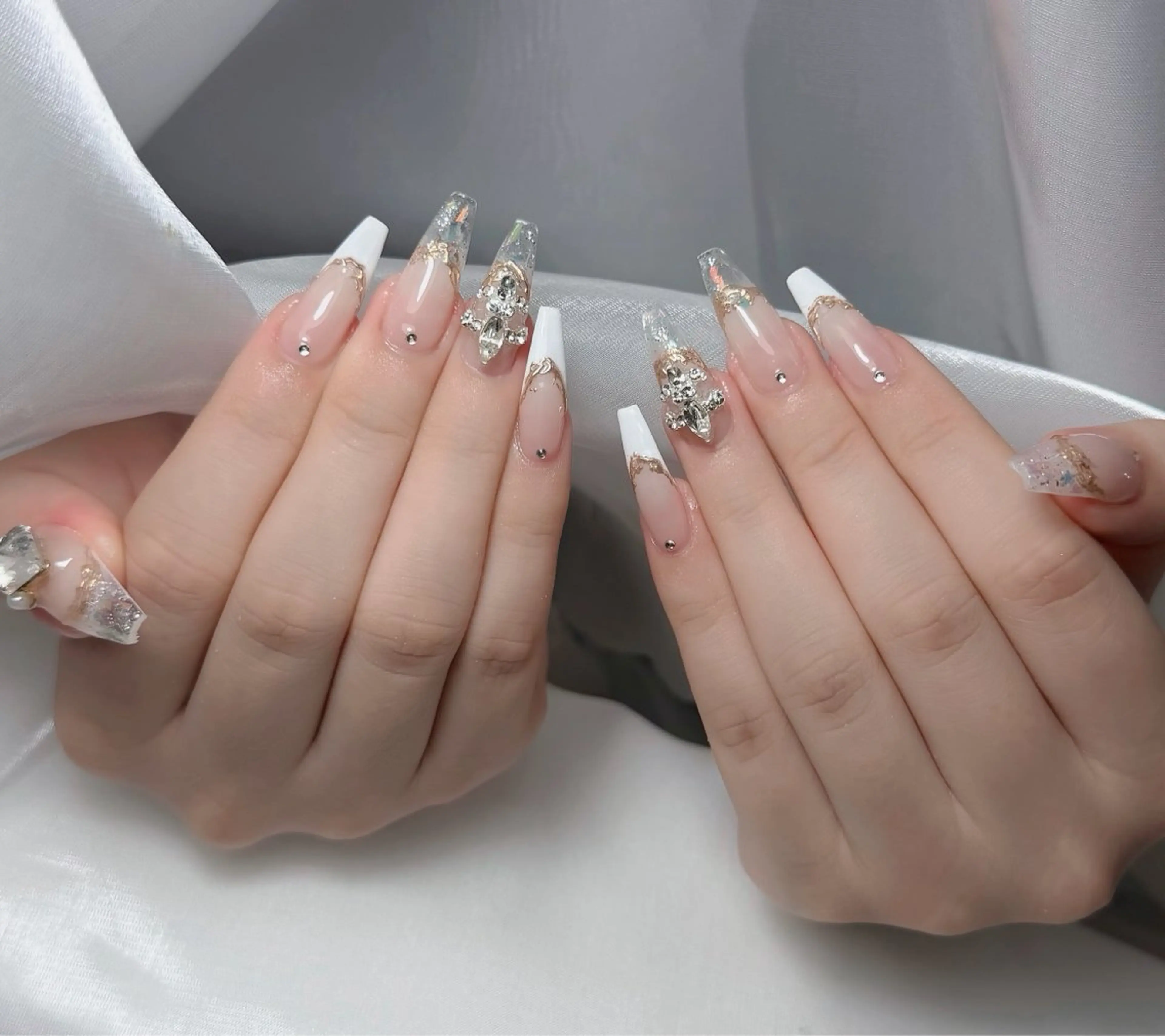 ネイル アートネイル フレンチネイル ジェルネイル 韓国ネイル マグネットネイル ハンドネイル Lenie Nail Okuboのネイルデザイン