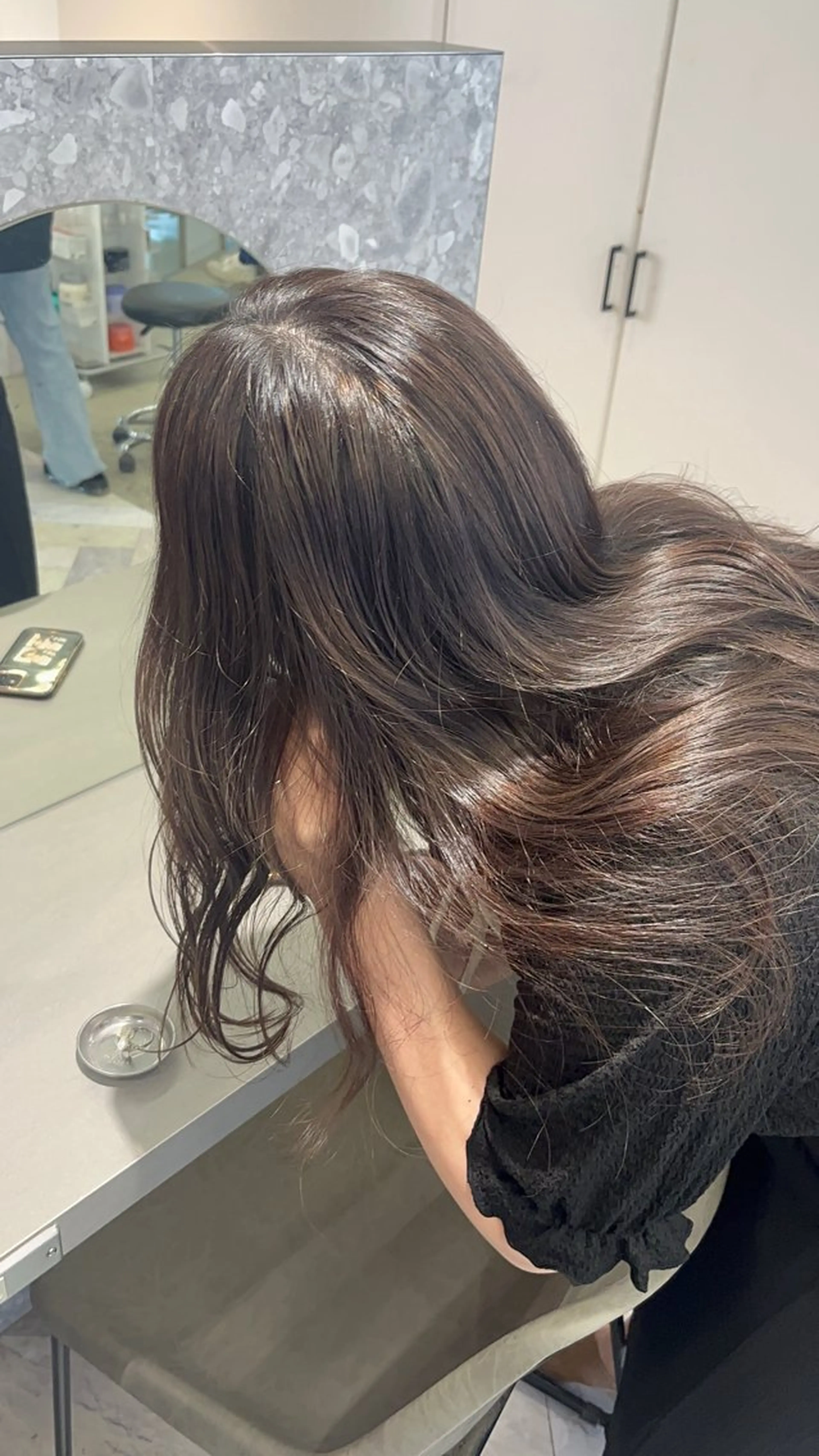 ロング カラー カット ヘアカラー トリートメント 《店長》欧米風/ﾃﾞ ｻﾞｲﾝNO.1/雅のヘアスタイル