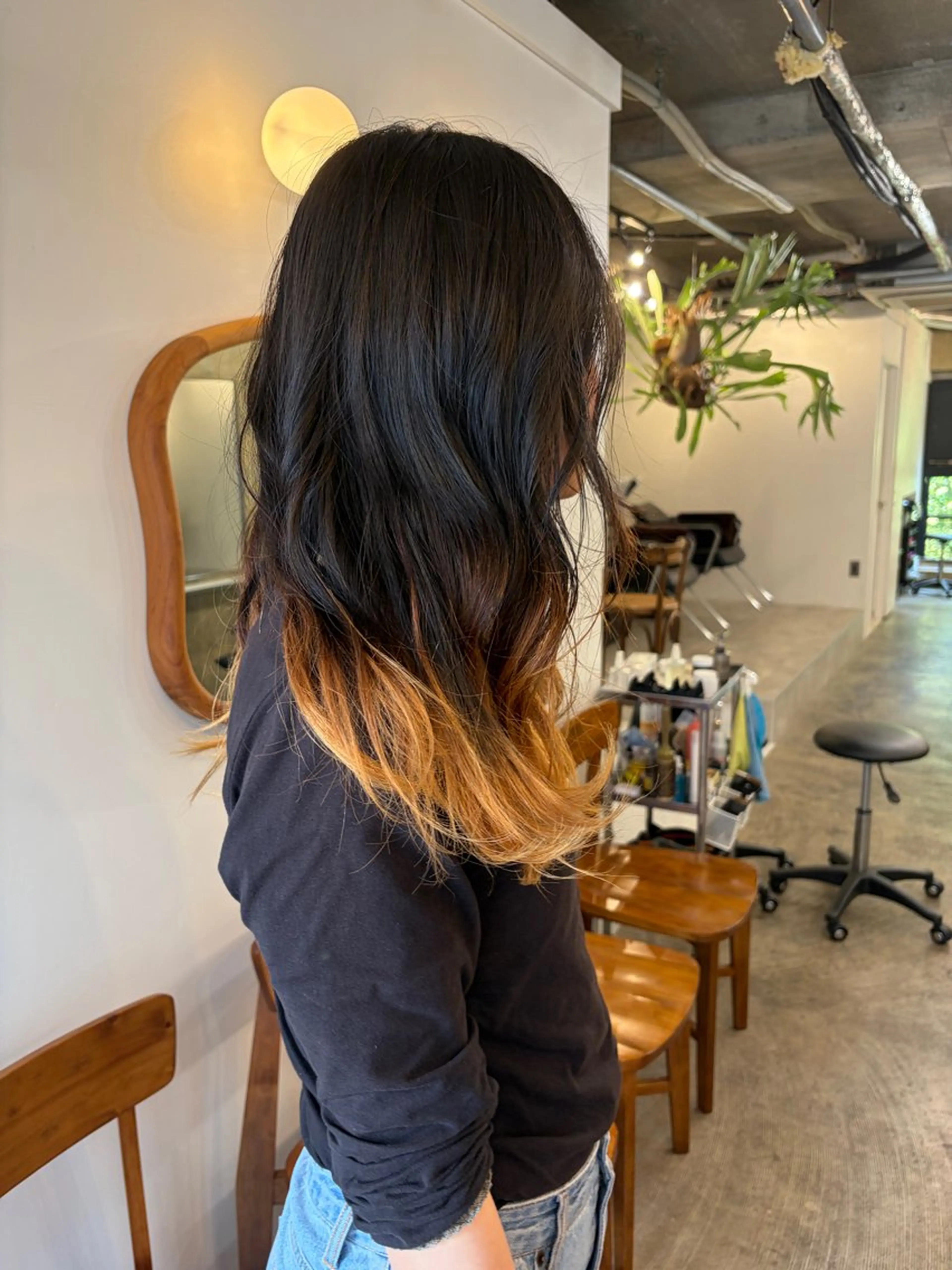 セミロング カラー ヘアカラー 尾藤 浩一のヘアスタイル