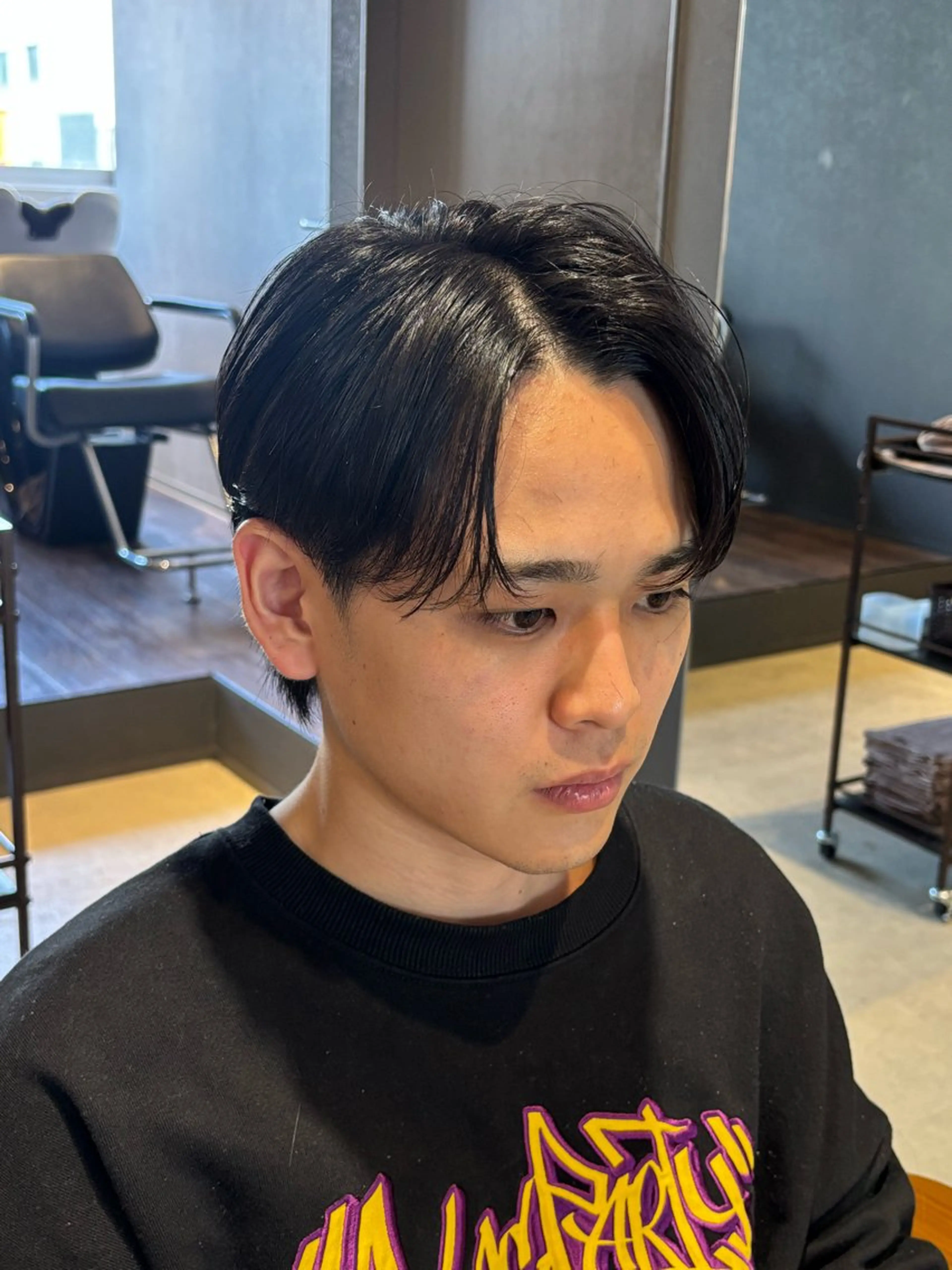 ショート メンズ カット トリートメント パーマ職人DAIKI ツイスパ/波巻きのヘアスタイル