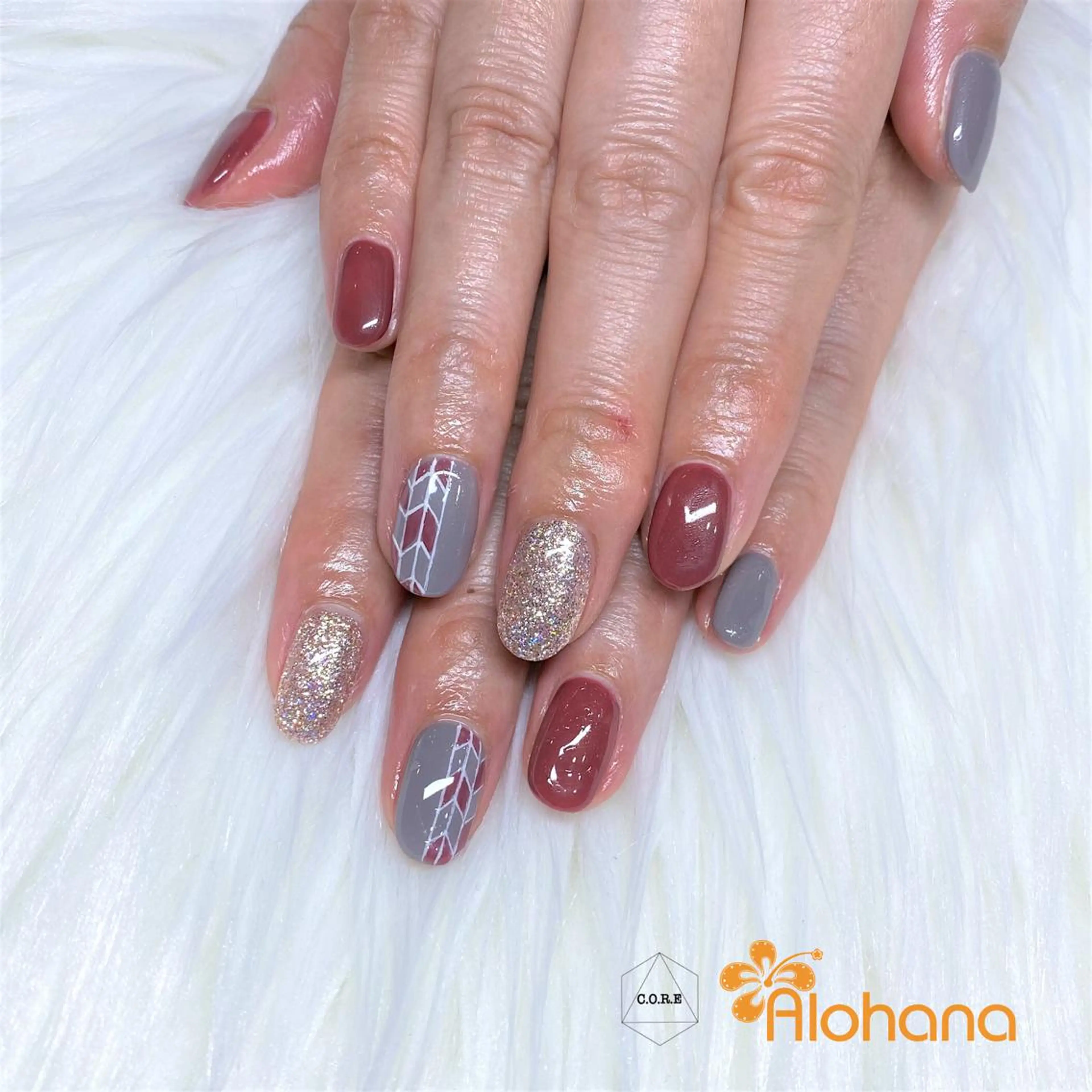 ネイル ハンドネイル Alohana所属・Alohana Minaのネイルデザイン