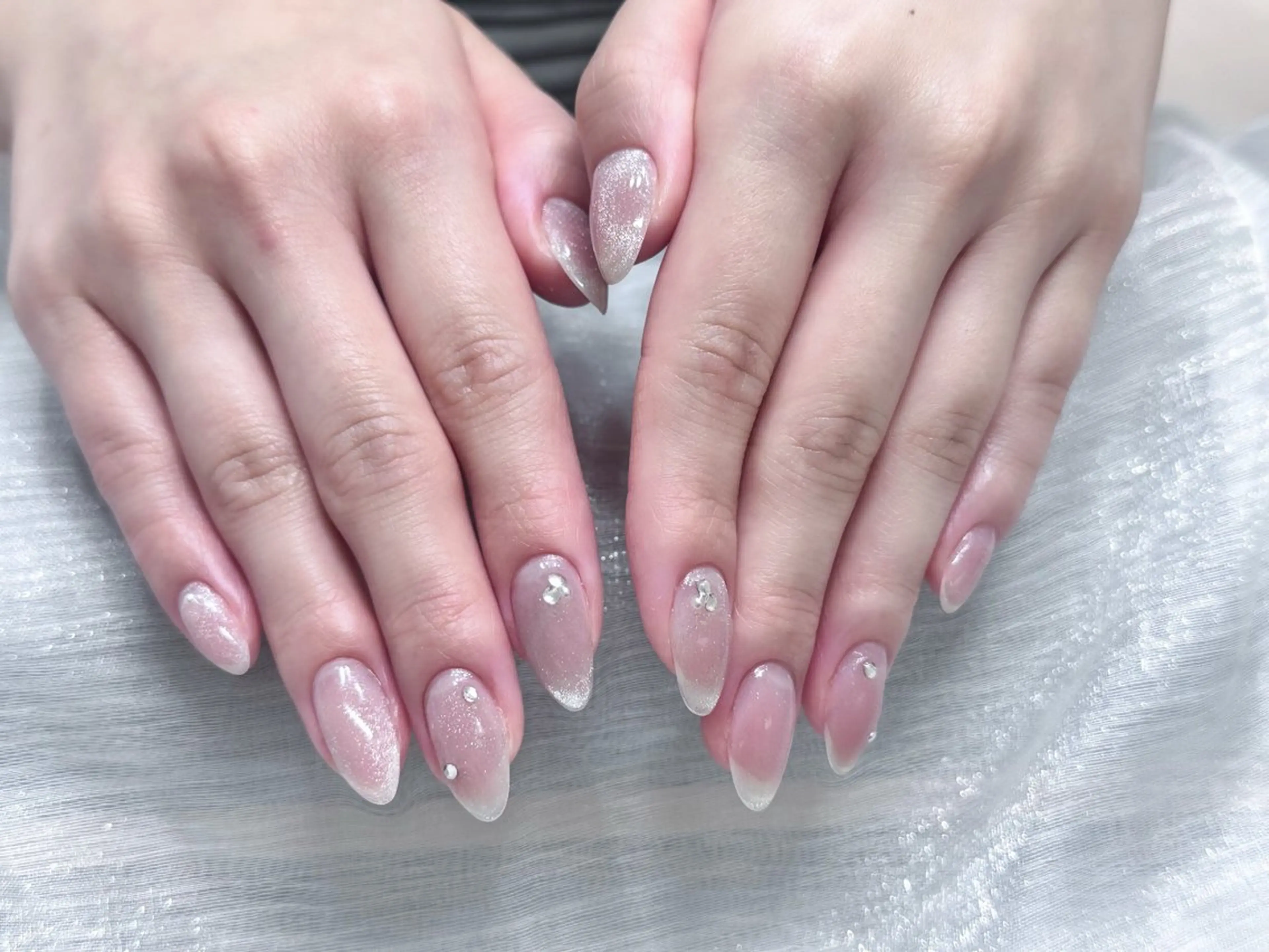 ネイル スカルプネイル シンプルネイル Lu nailsalonのネイルデザイン