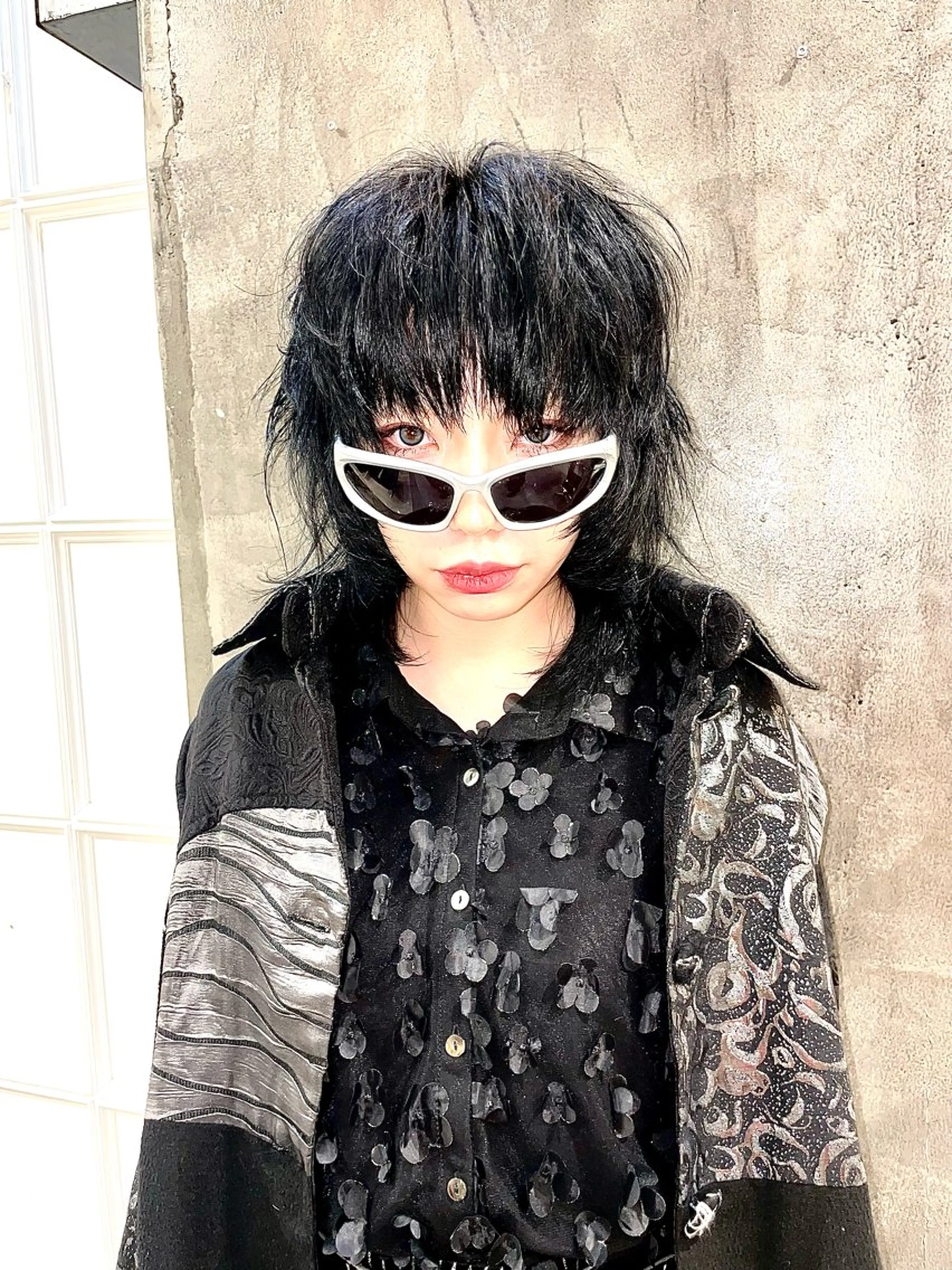 ミディアム カラー カット デザインカラー⭐︎★ 🐆hyo🐆のヘアスタイル