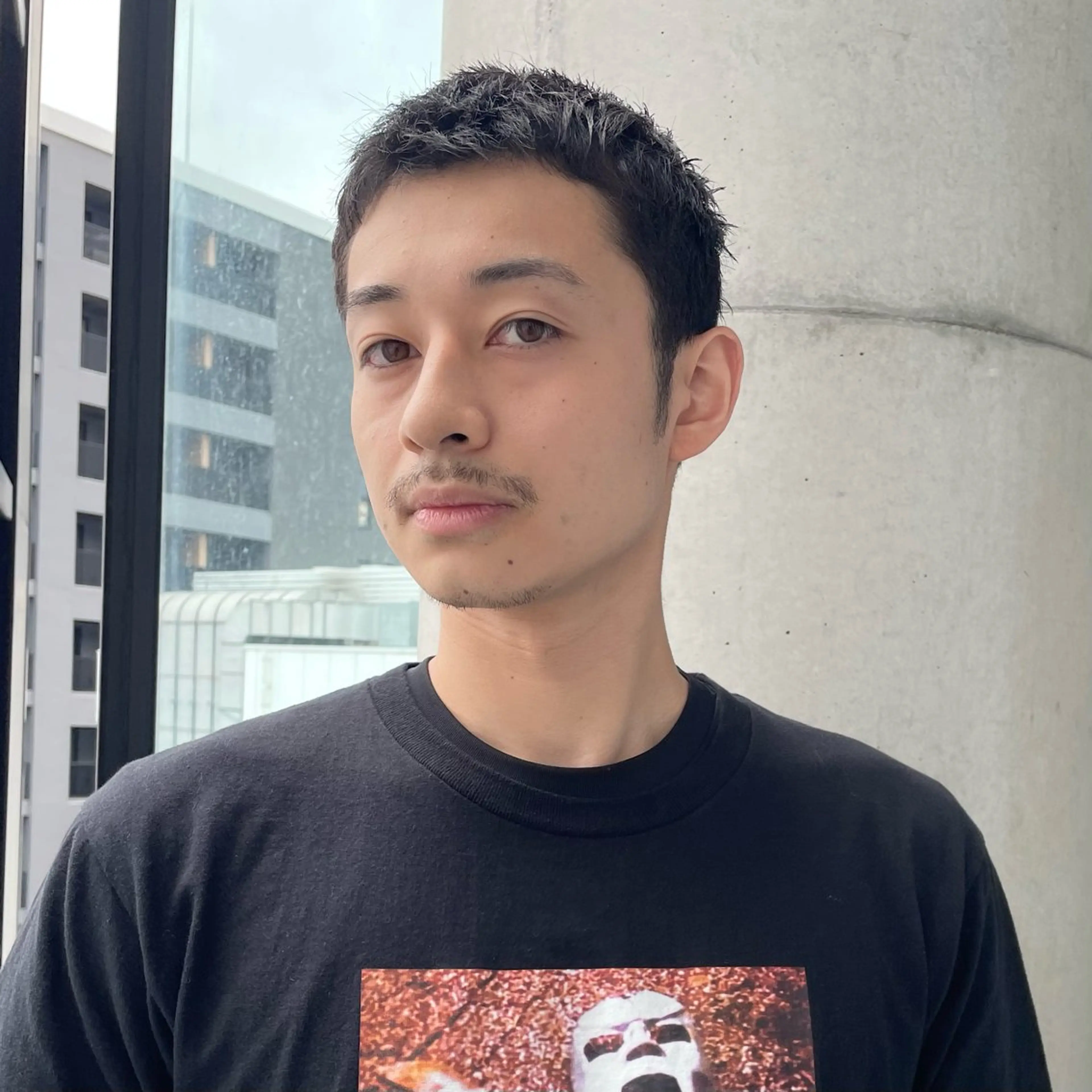 ショート メンズ ボウズ カット ⚾️横浜メンズカット 阿部龍馬🍺🍔のヘアスタイル