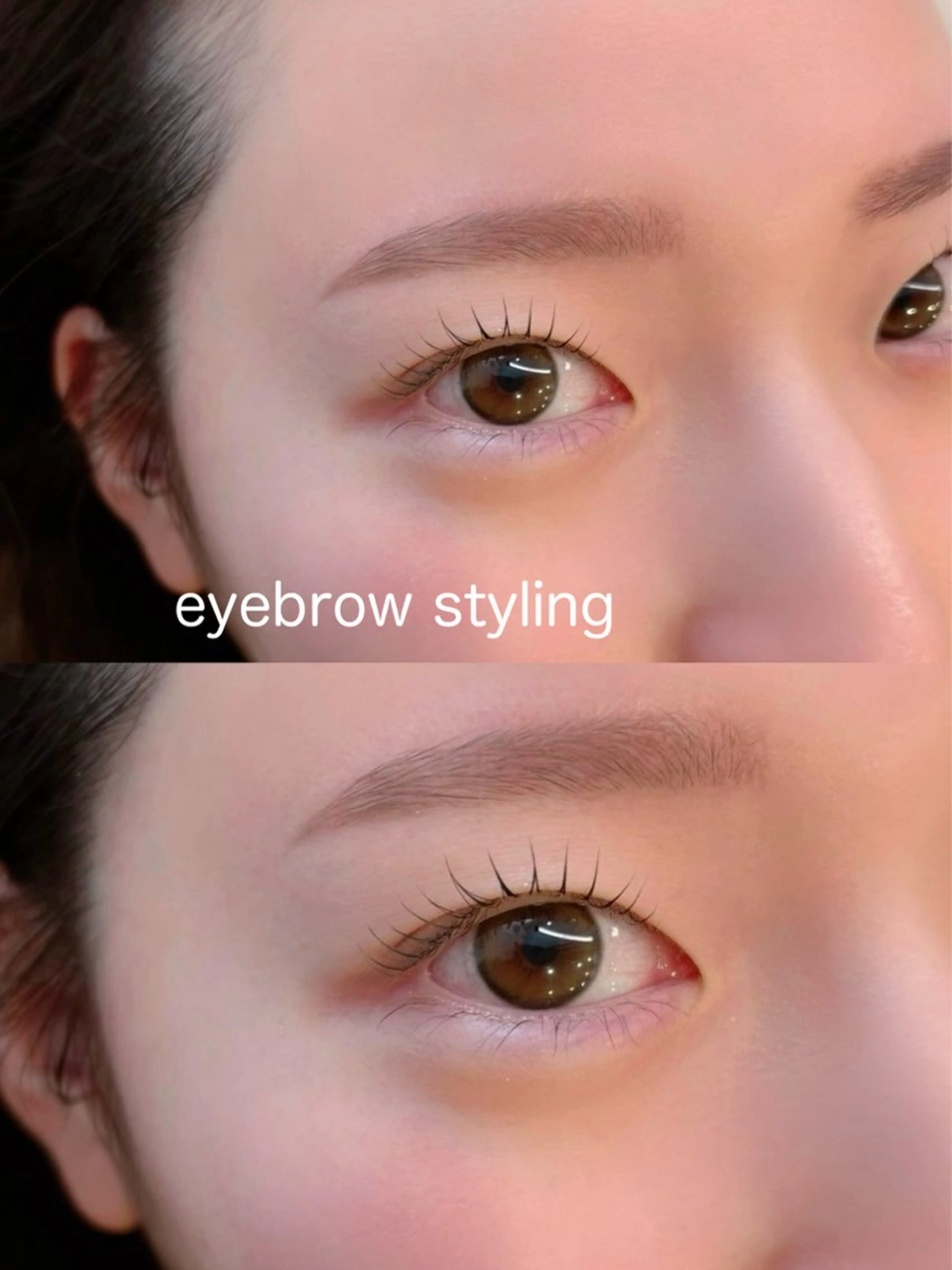 アイブロウワックス+スタイリング+眉矯正の写真