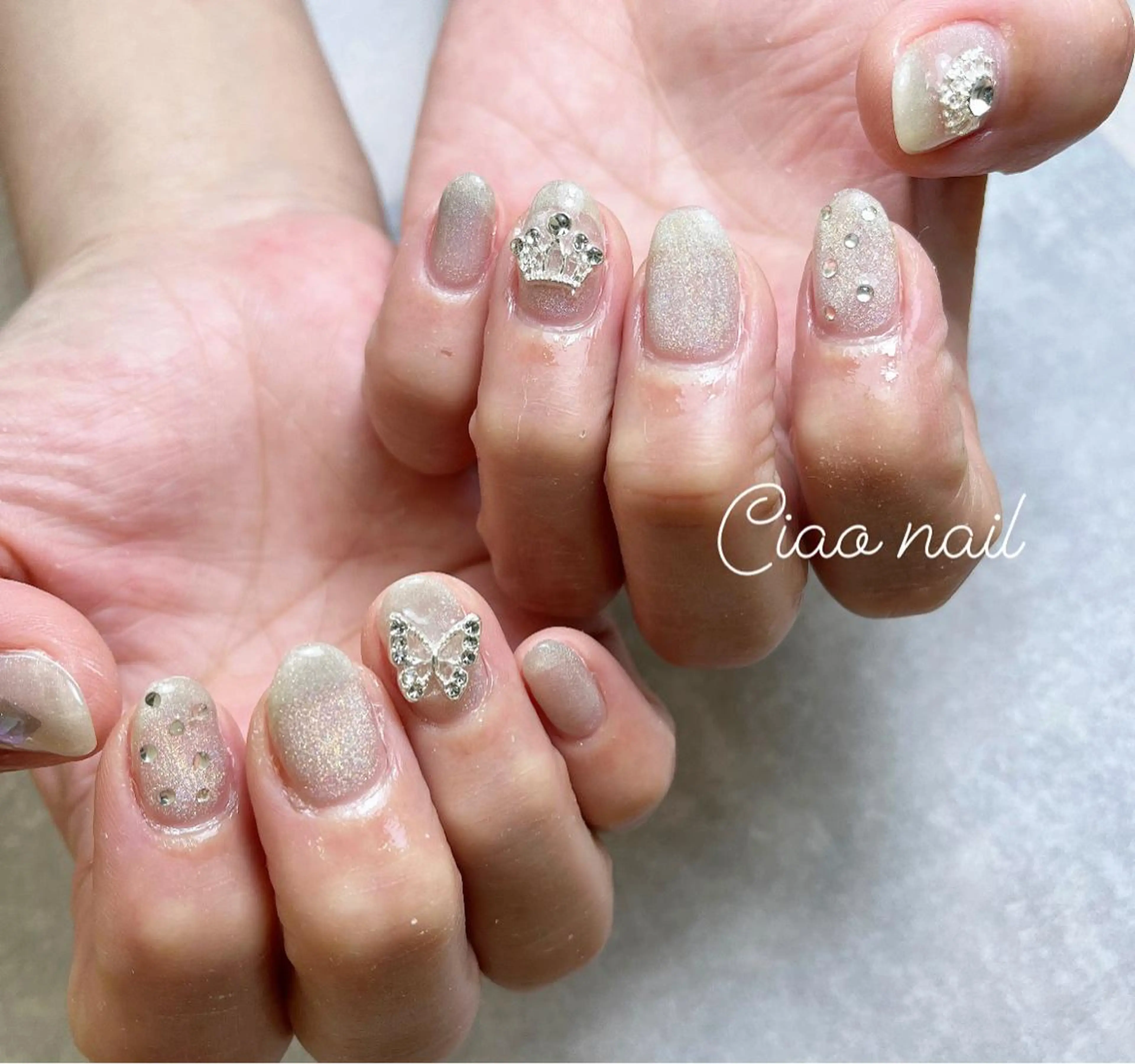 ネイル マグネットネイル #Amin nail salonのネイルデザイン