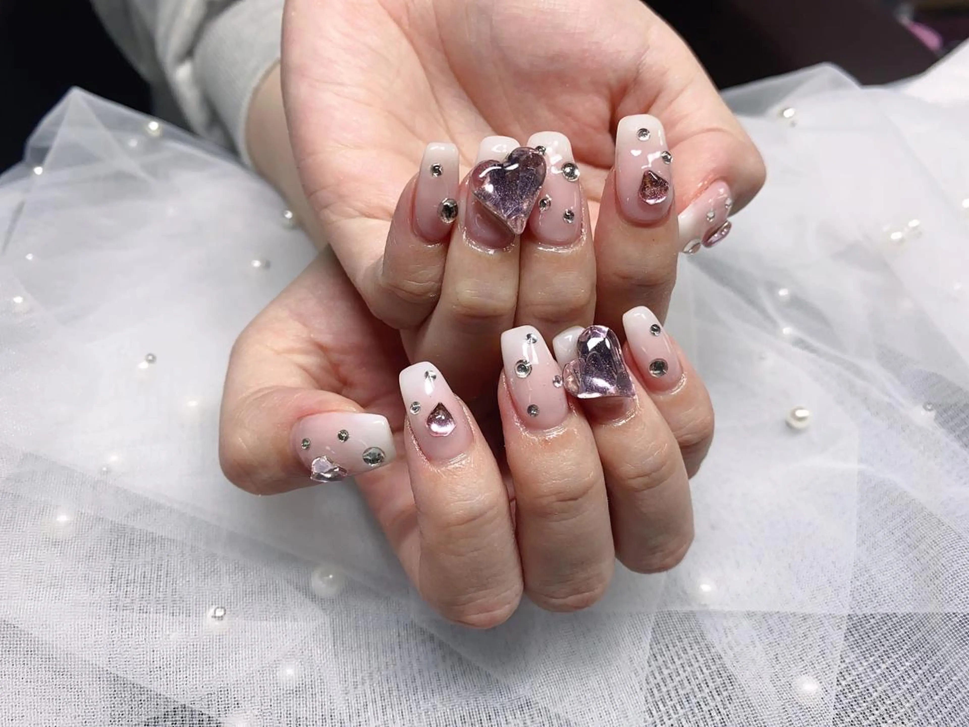 ネイル ラベンダー💖日暮里 ルル💖ネイルのネイルデザイン