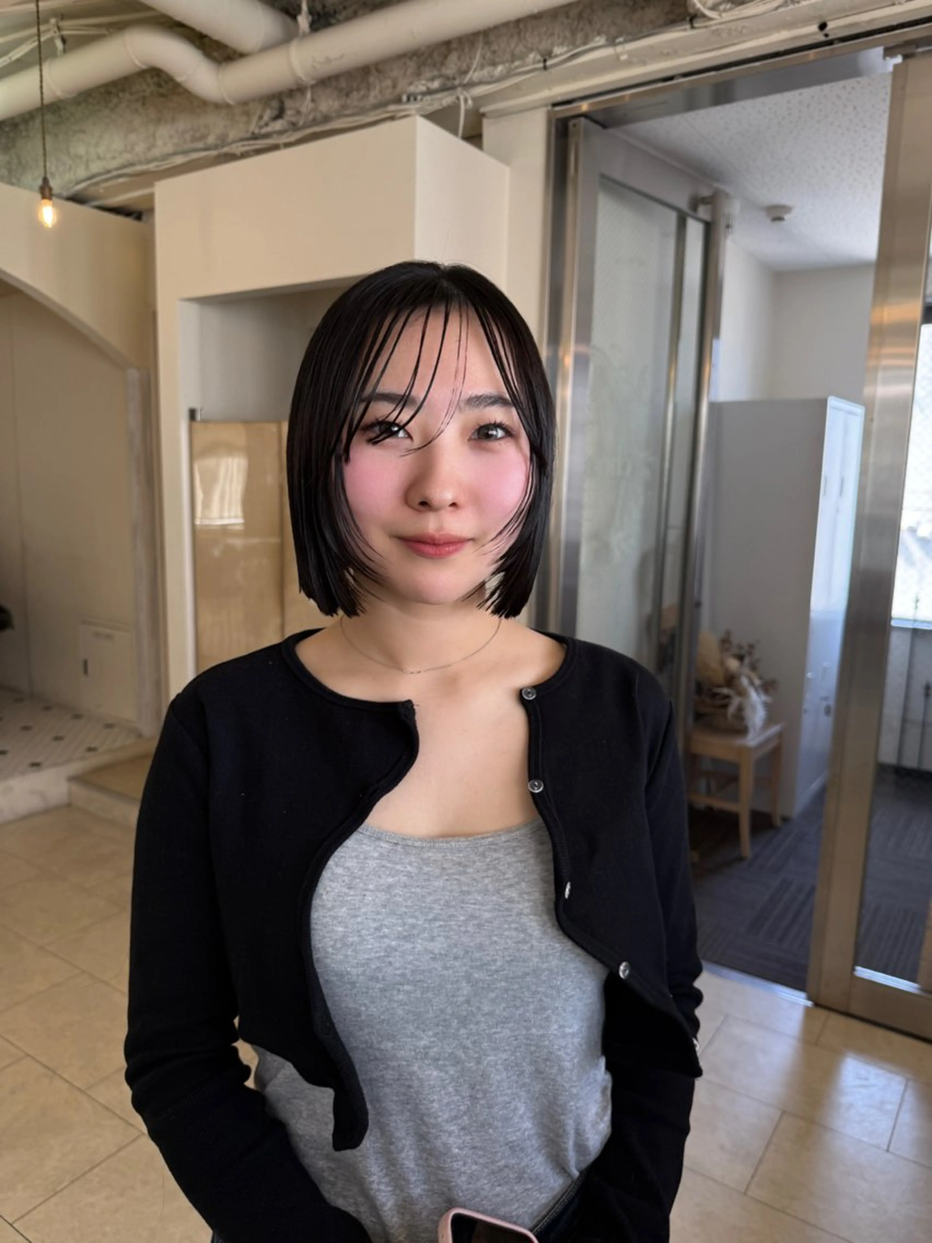 ショート Maho/海外 レイヤー/ハッシュのヘアスタイル