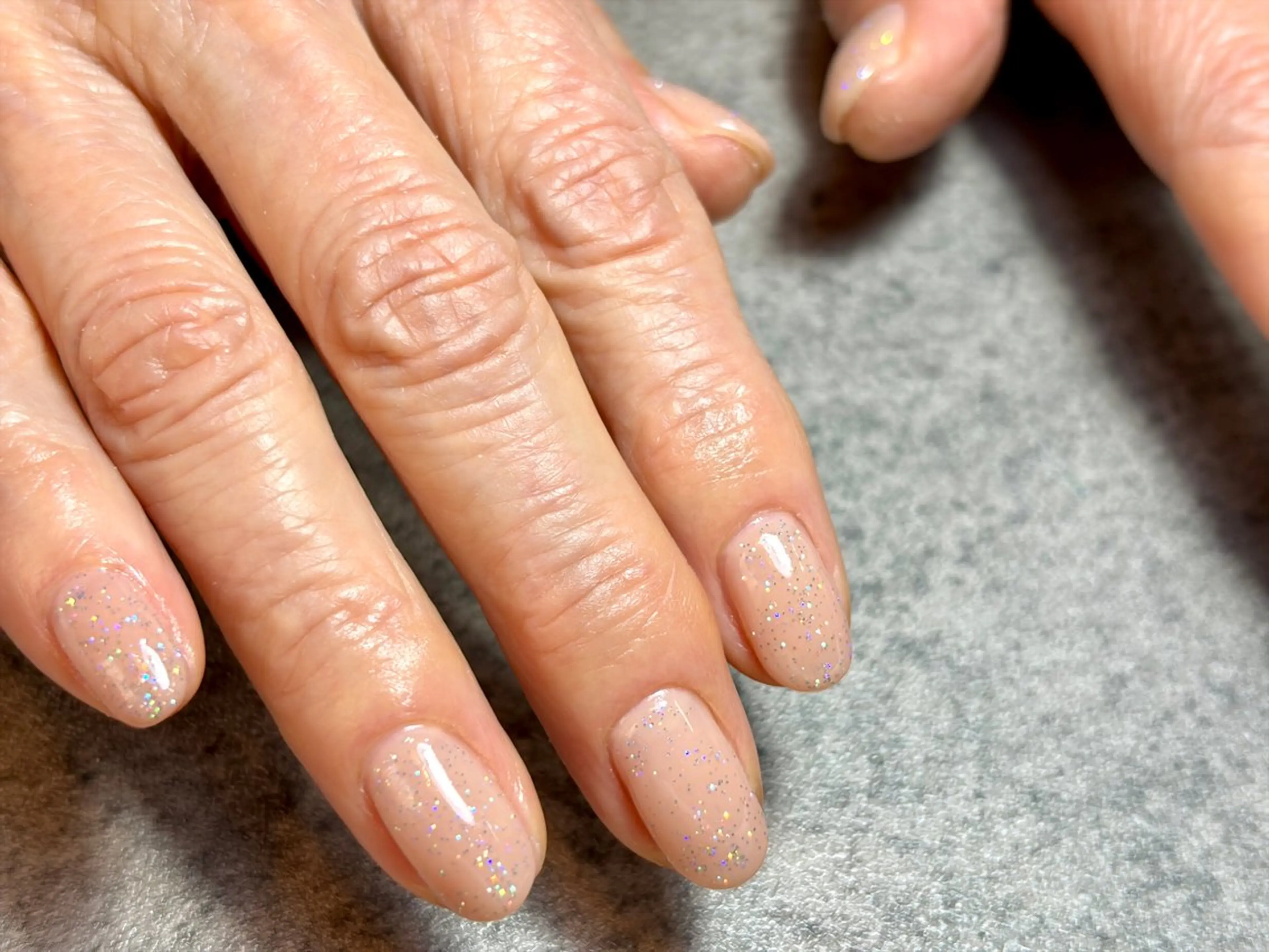 ネイル ラメ(グリッター) ハンドネイル GéRanium Harukaのネイルデザイン