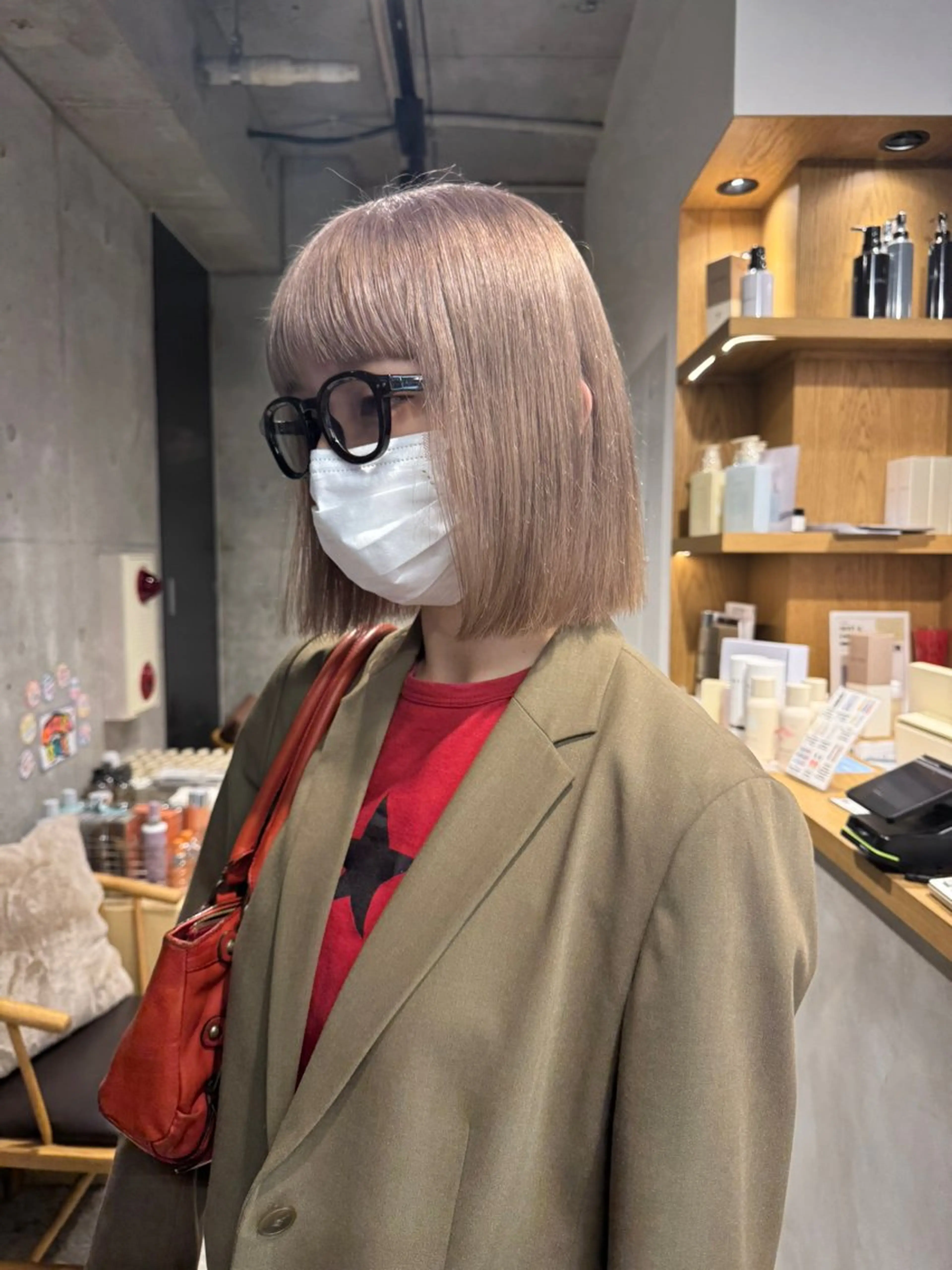 ミディアム ヘアカラー 🎀ダブルカラー hinata🎀のヘアスタイル