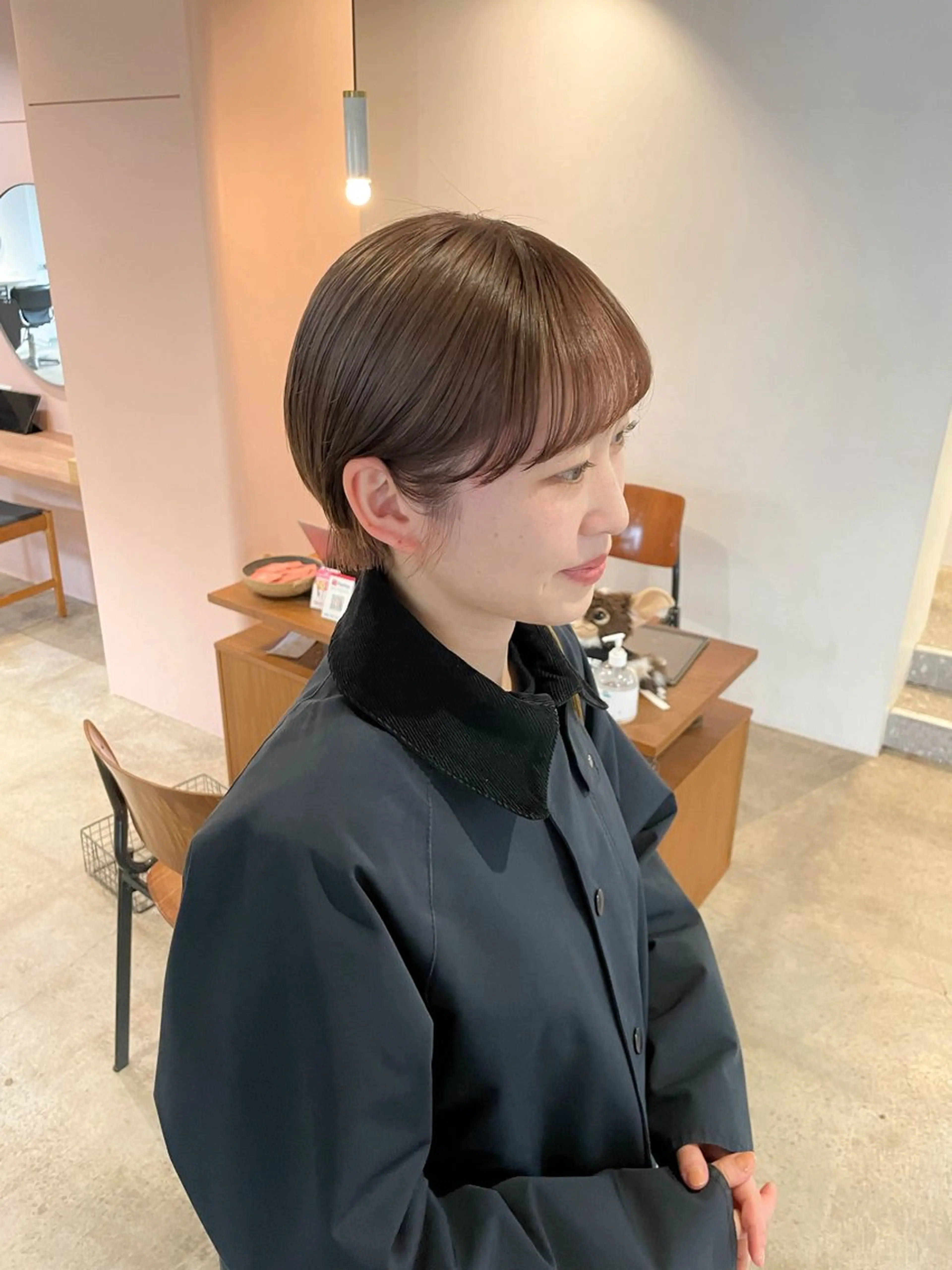 カット＋前髪縮毛矯正＋プチトリートメントの写真