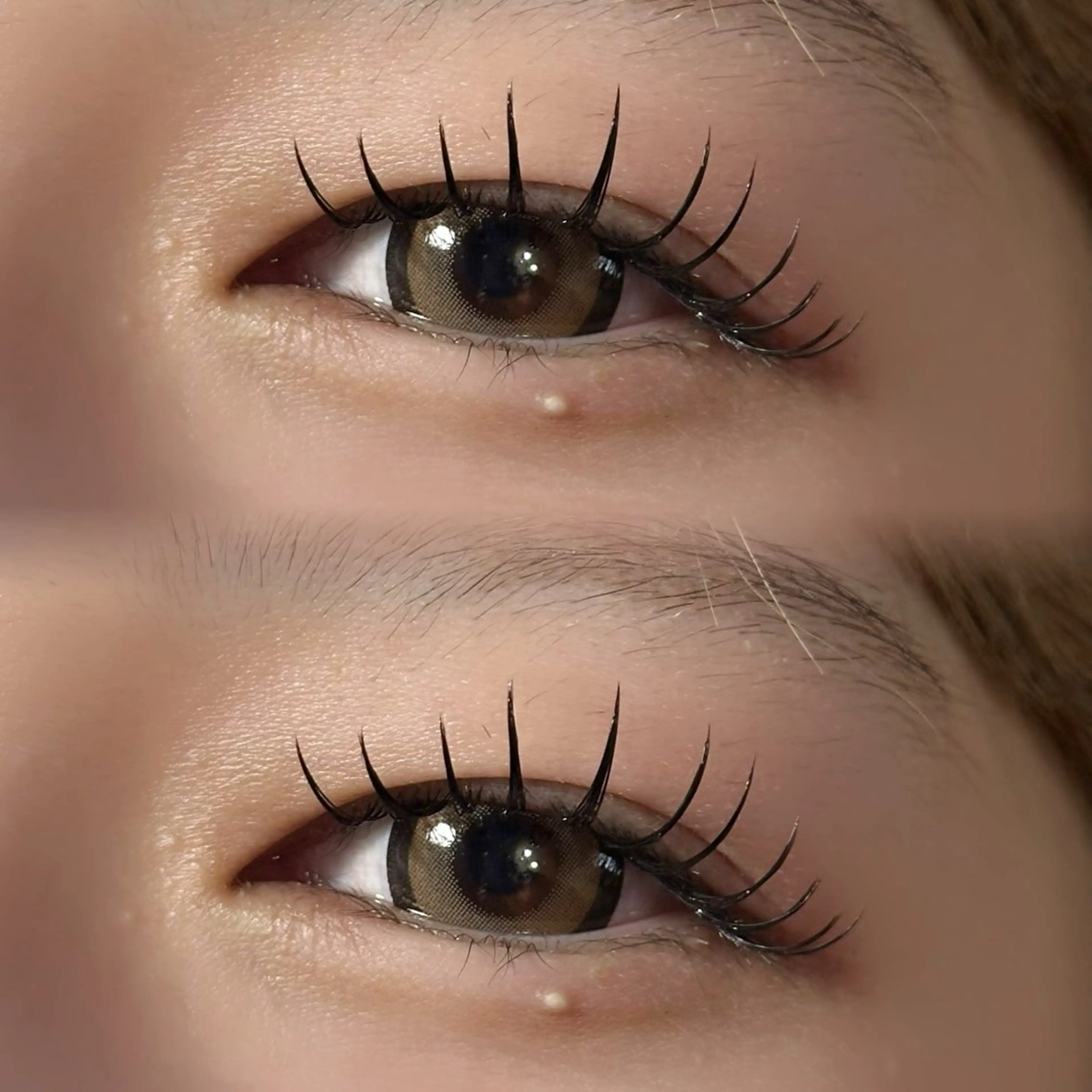 マツエク・マツパ 束感まつ毛 フラットラッシュ マツエク aiw所属・hair&eye lash aiwのマツエク・マツパデザイン