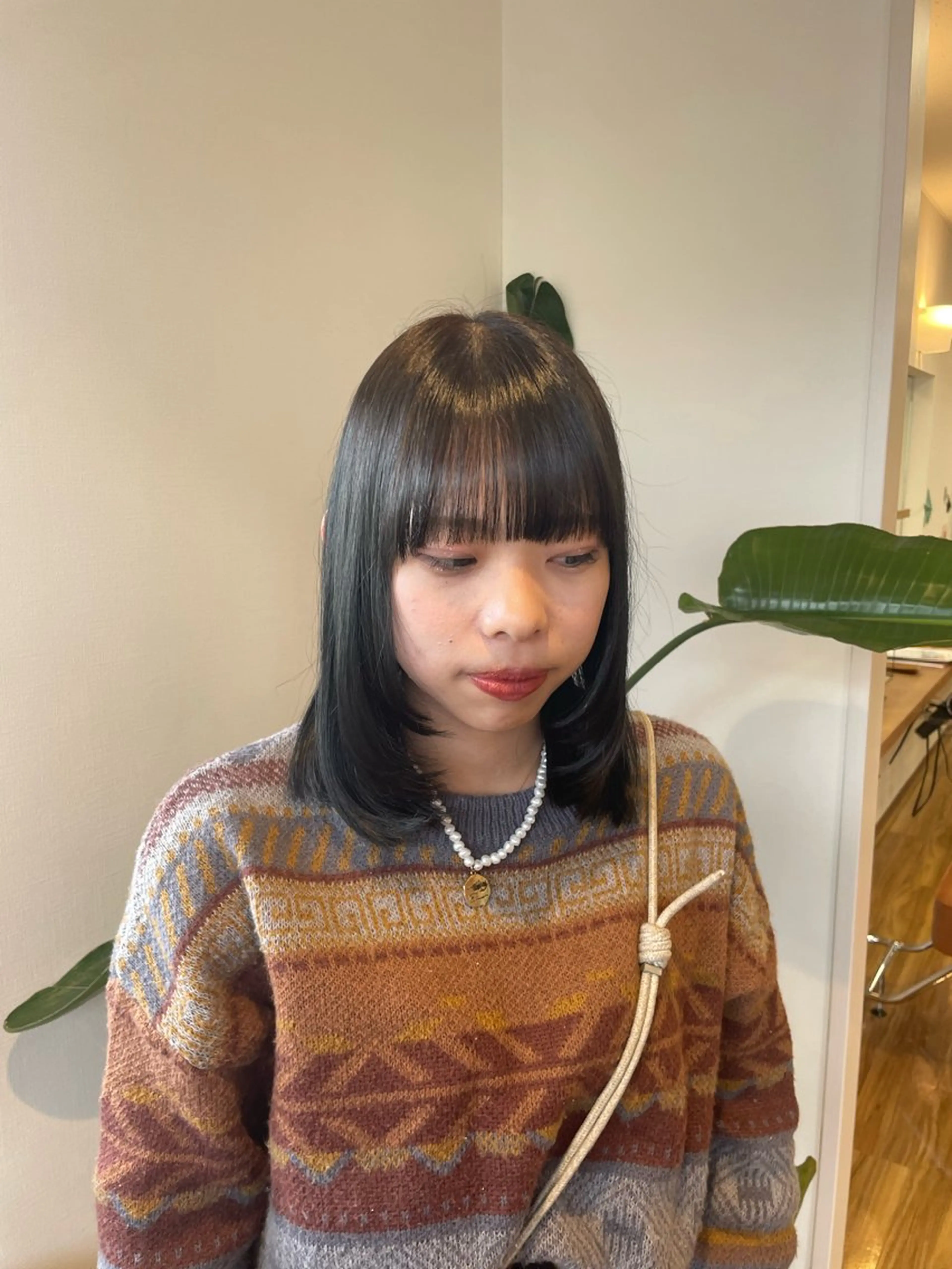 前髪.お顔周りストレート✨💇🏻‍♀️の写真