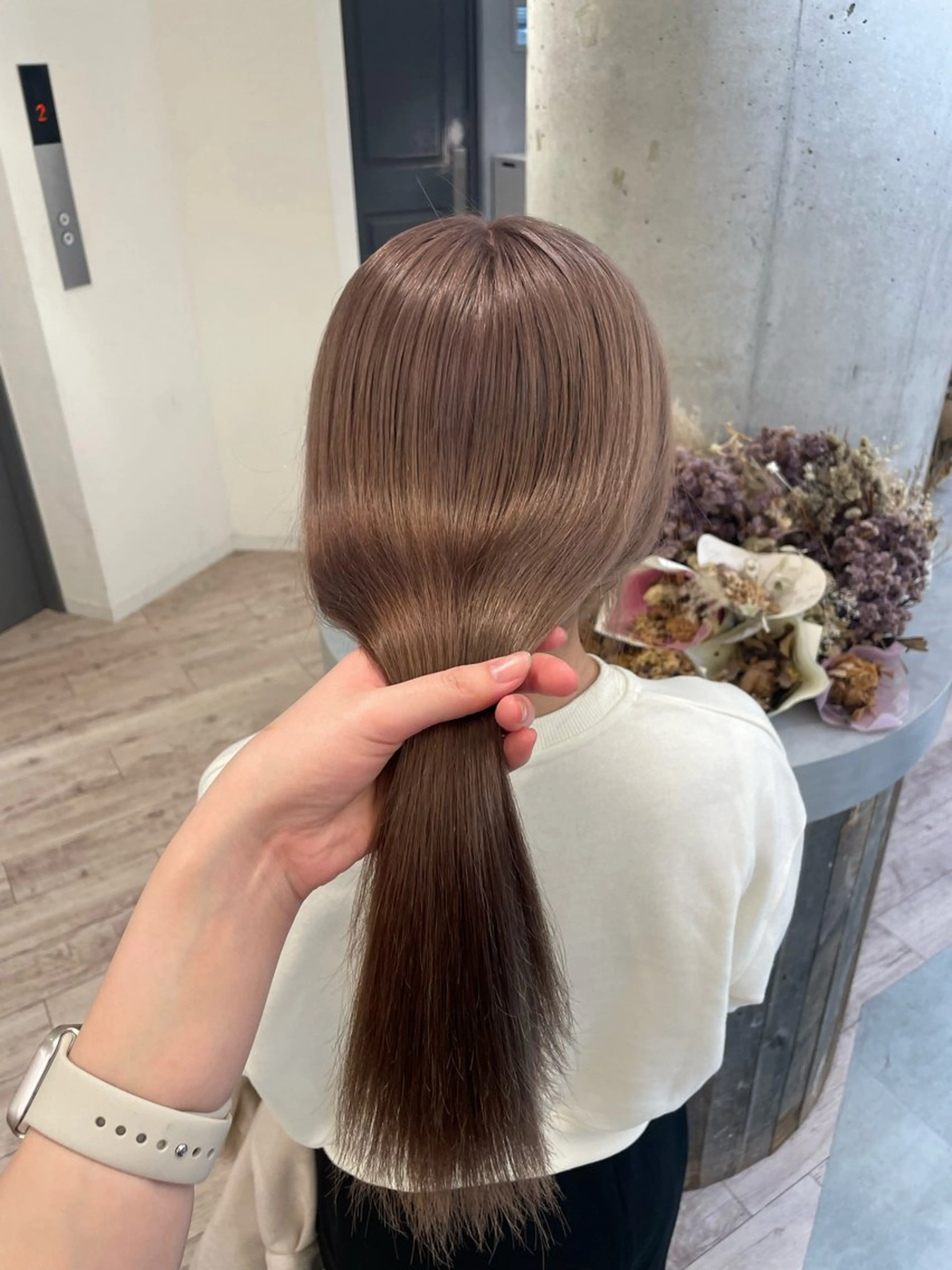 ロング ヘアカラー トリートメント ♡似合わせハイトーン ♡maiのヘアスタイル