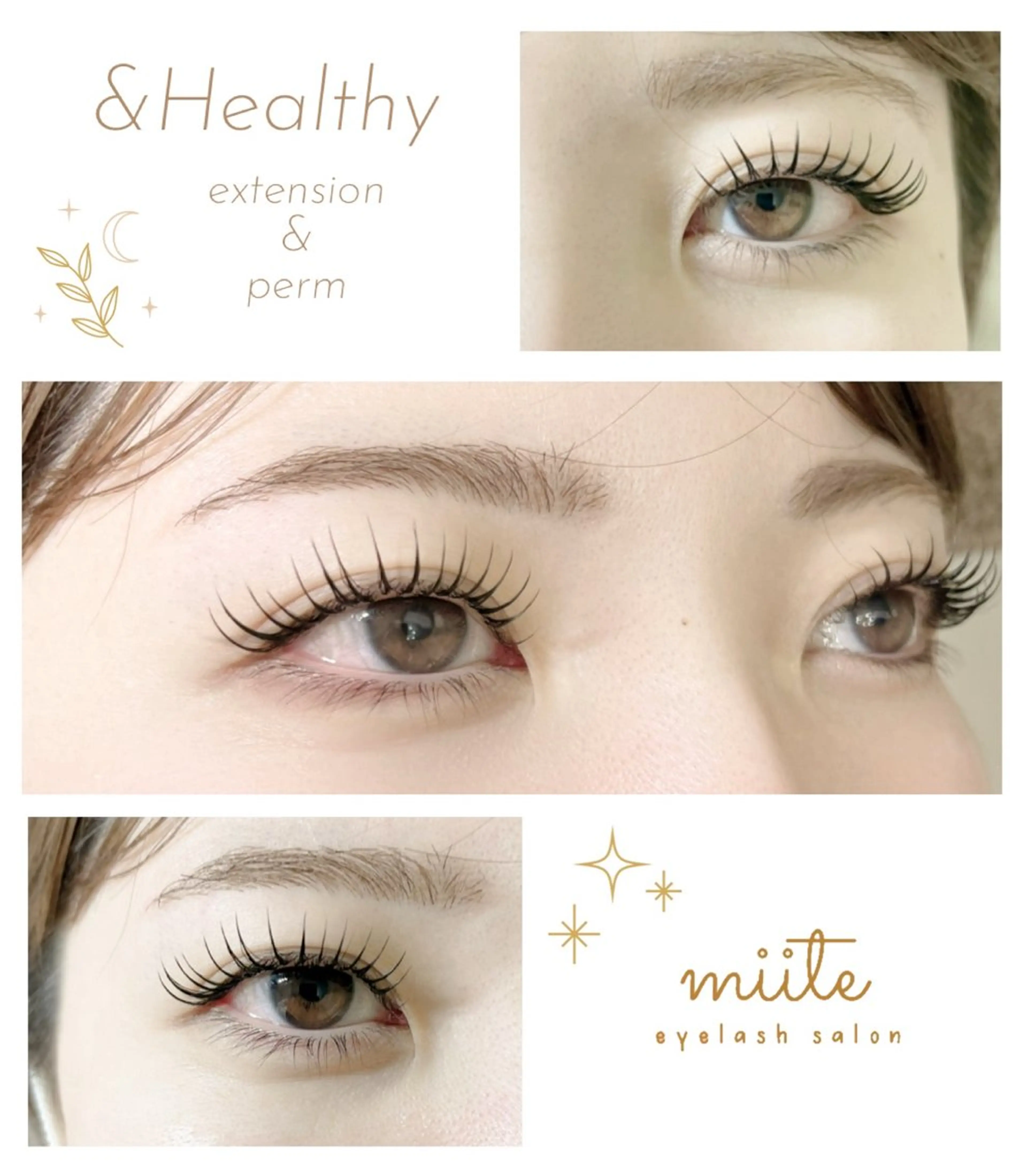 マツエク・マツパ miite 室本 千嘉のマツエク・マツパデザイン