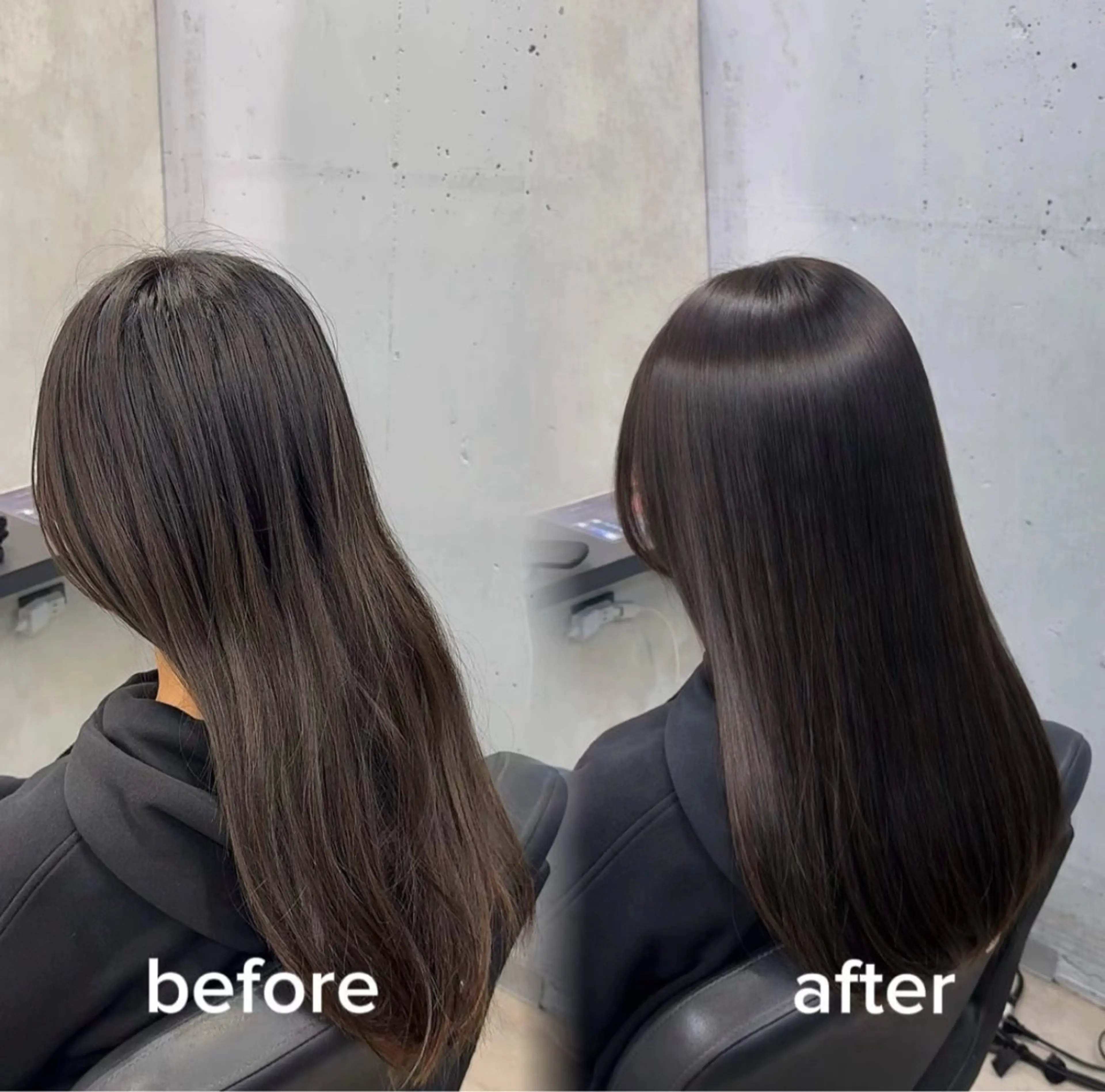 ロング カラー ヘアアレンジ カット ヘアカラー 縮毛矯正 トリートメント 新宿 /髪質改善/ 縮毛矯正/ヒュウガのヘアスタイル